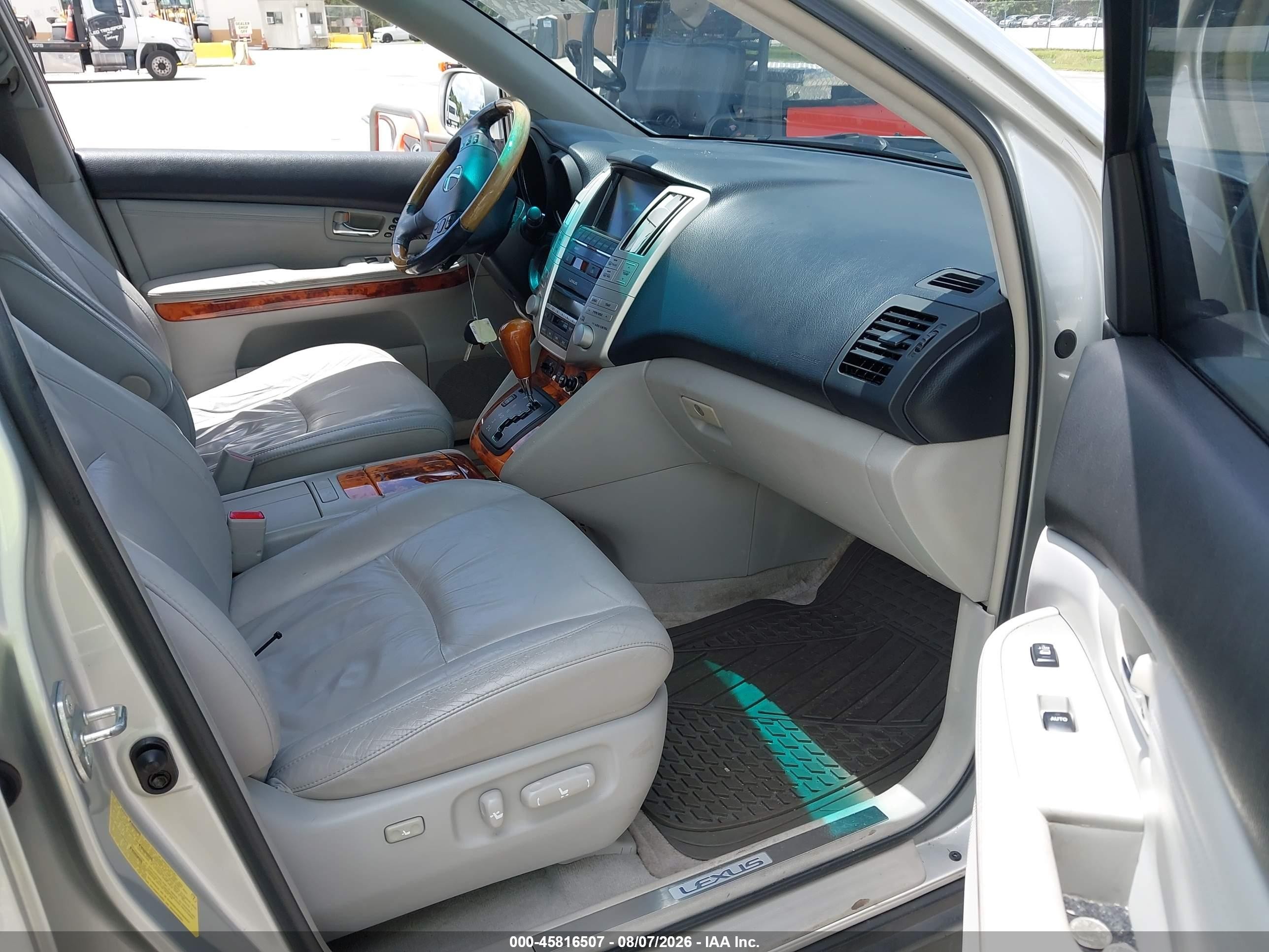 2007 Lexus Rx 350   Silver vin: 2T2GK31U97C014776