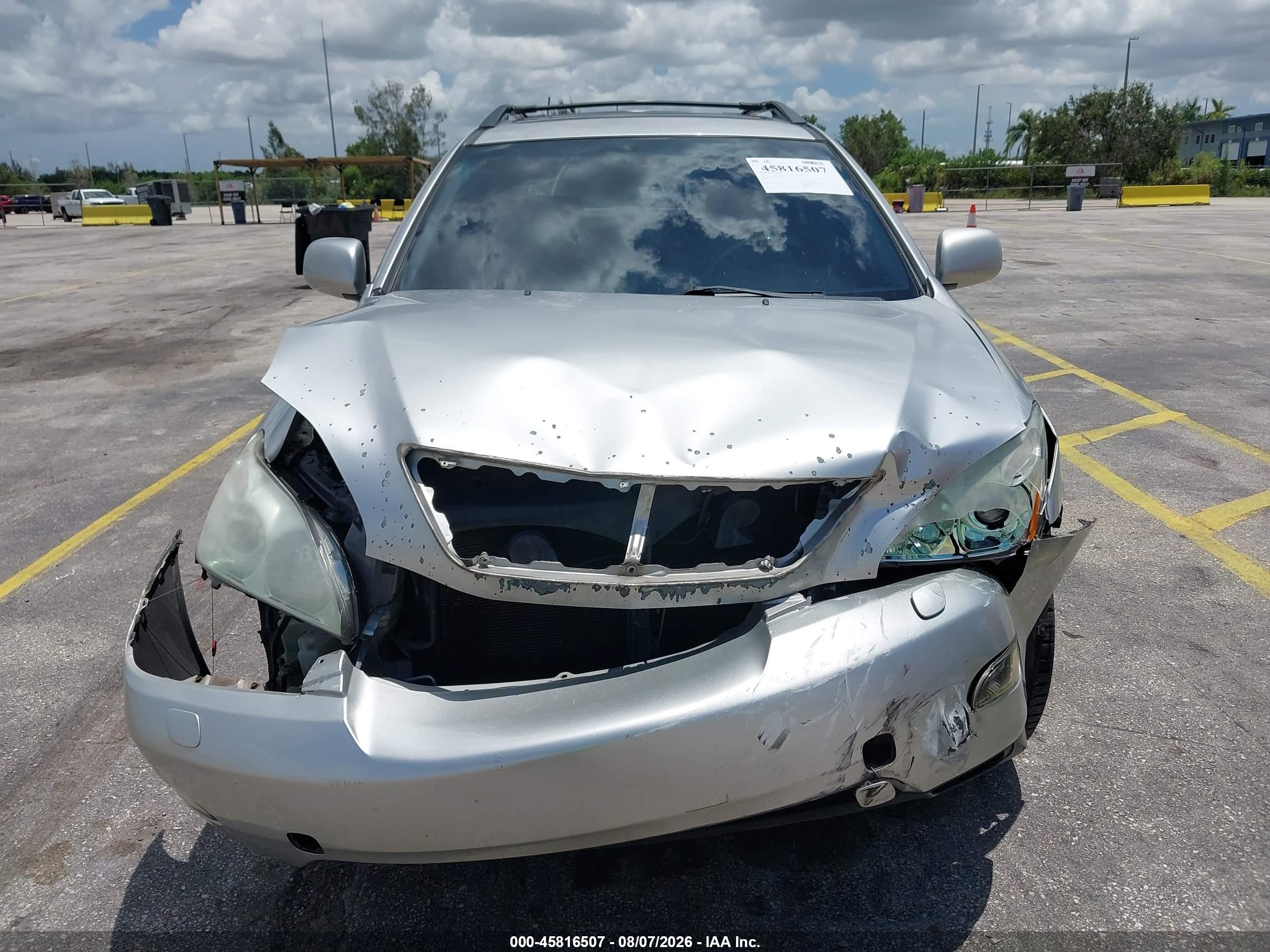 2007 Lexus Rx 350   Silver vin: 2T2GK31U97C014776