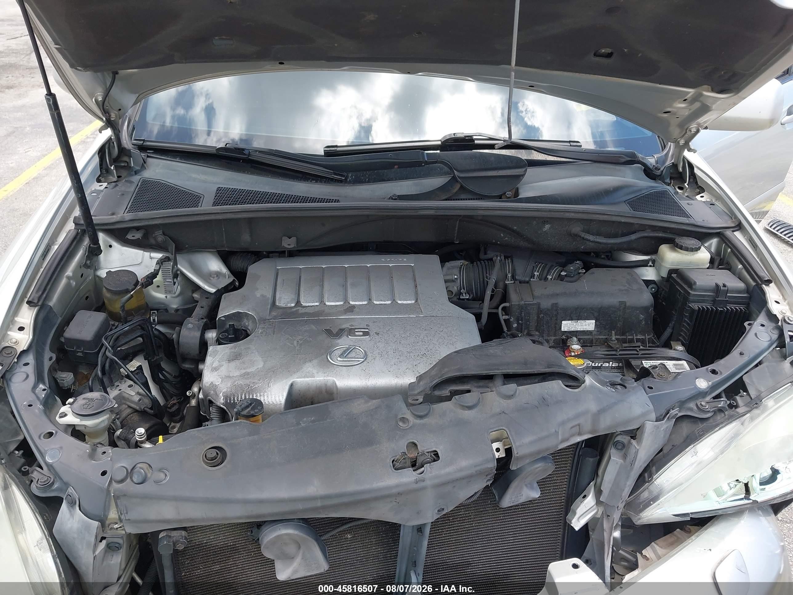 2007 Lexus Rx 350   Silver vin: 2T2GK31U97C014776