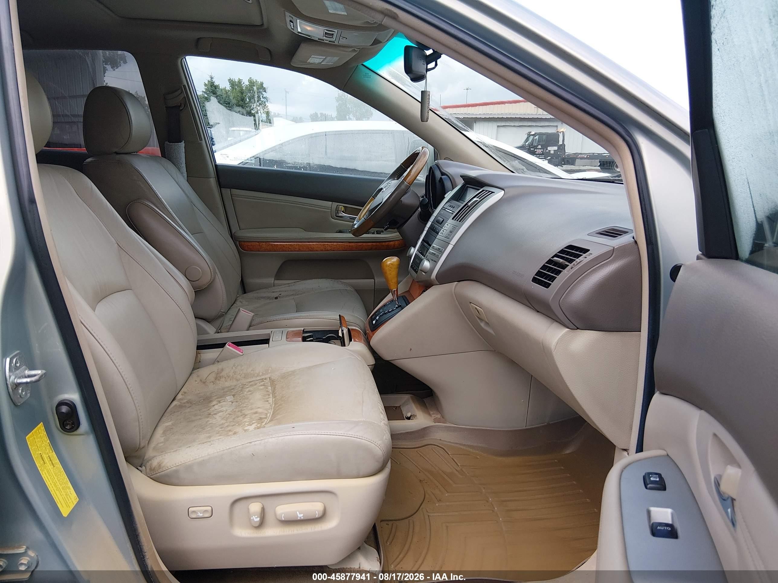 2007 Lexus Rx 350   Teal vin: 2T2GK31U97C016706