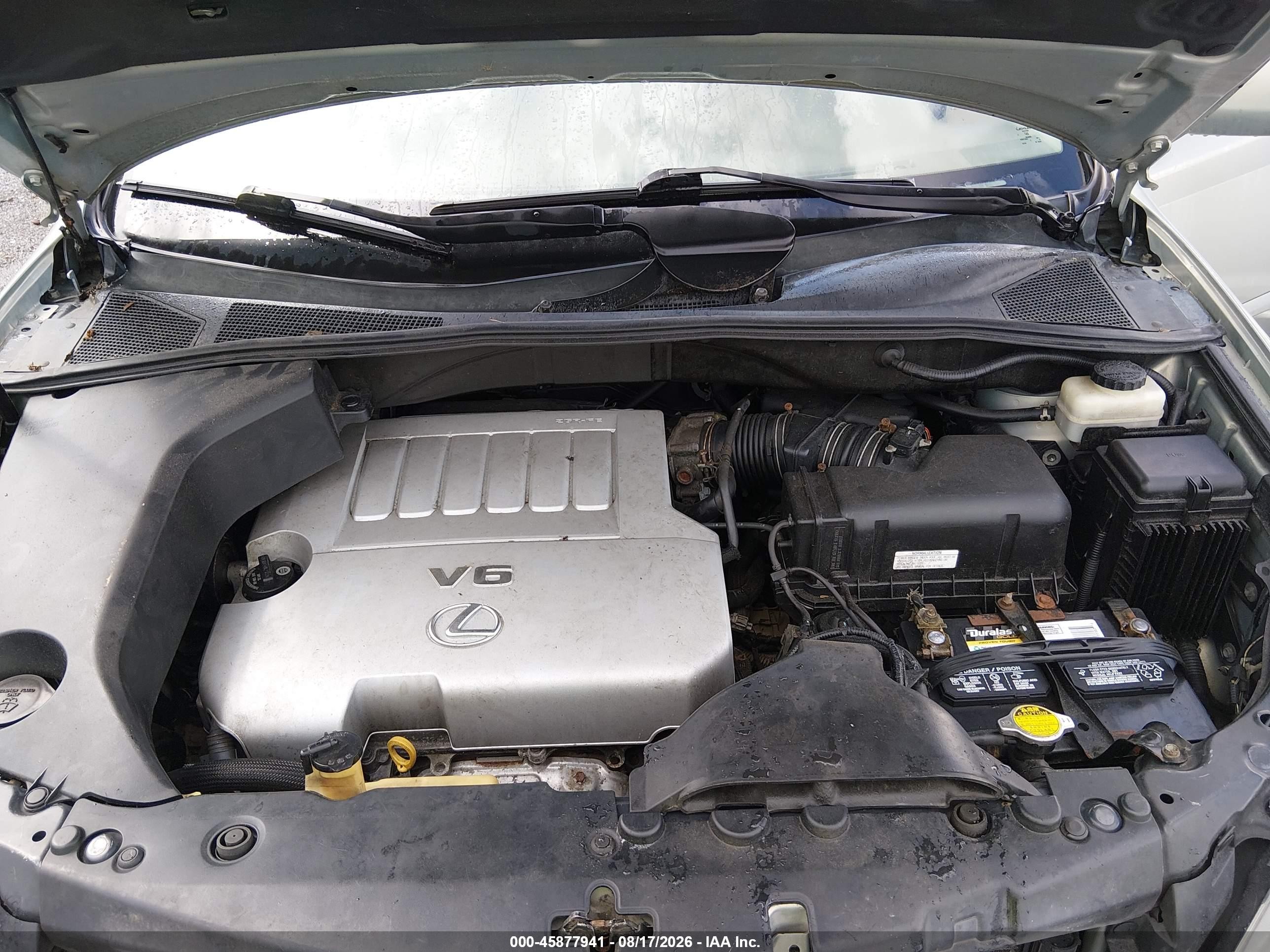 2007 Lexus Rx 350   Teal vin: 2T2GK31U97C016706