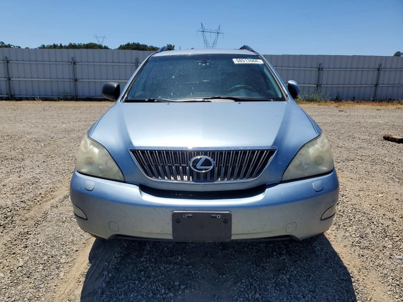 2007 Lexus Rx 350 Blue vin: 2T2GK31U97C020075
