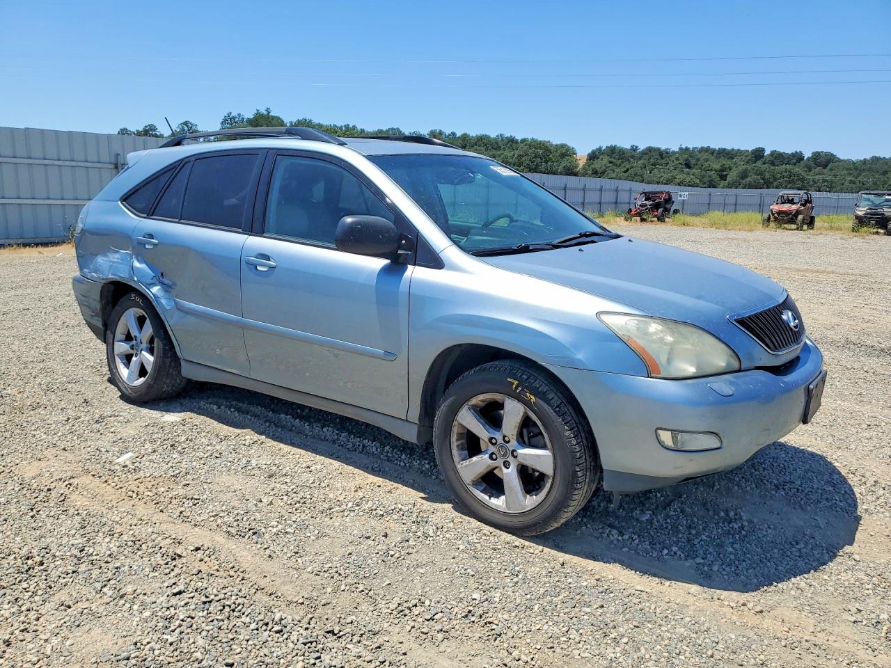 2007 Lexus Rx 350 Blue vin: 2T2GK31U97C020075