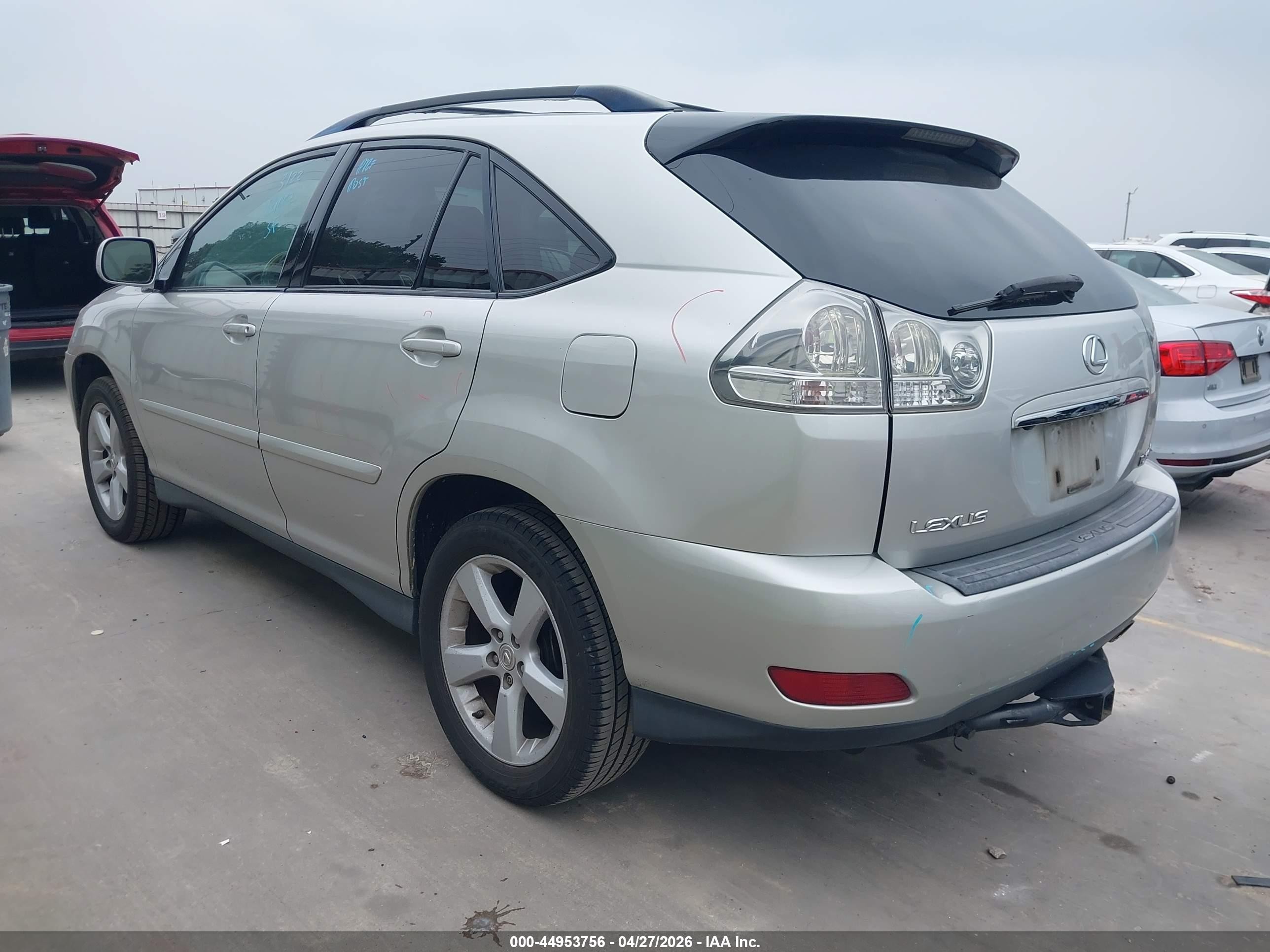 2007 Lexus Rx 350   Серый vin: 2T2GK31U97C020948