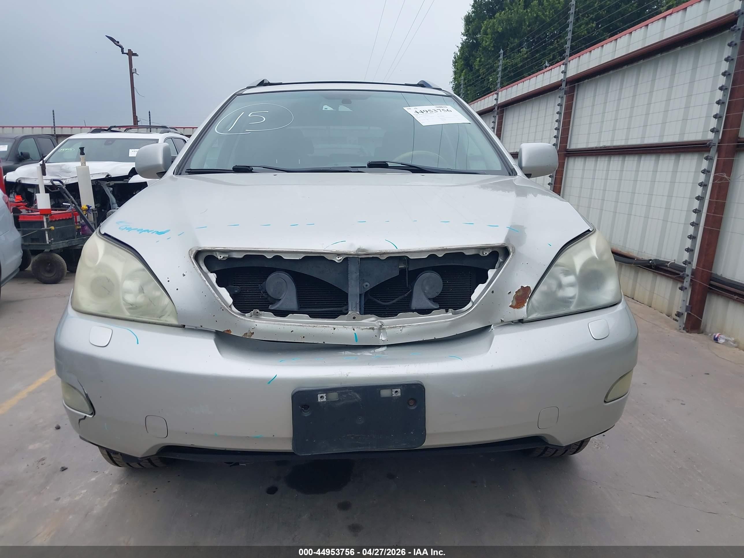 2007 Lexus Rx 350   Серый vin: 2T2GK31U97C020948