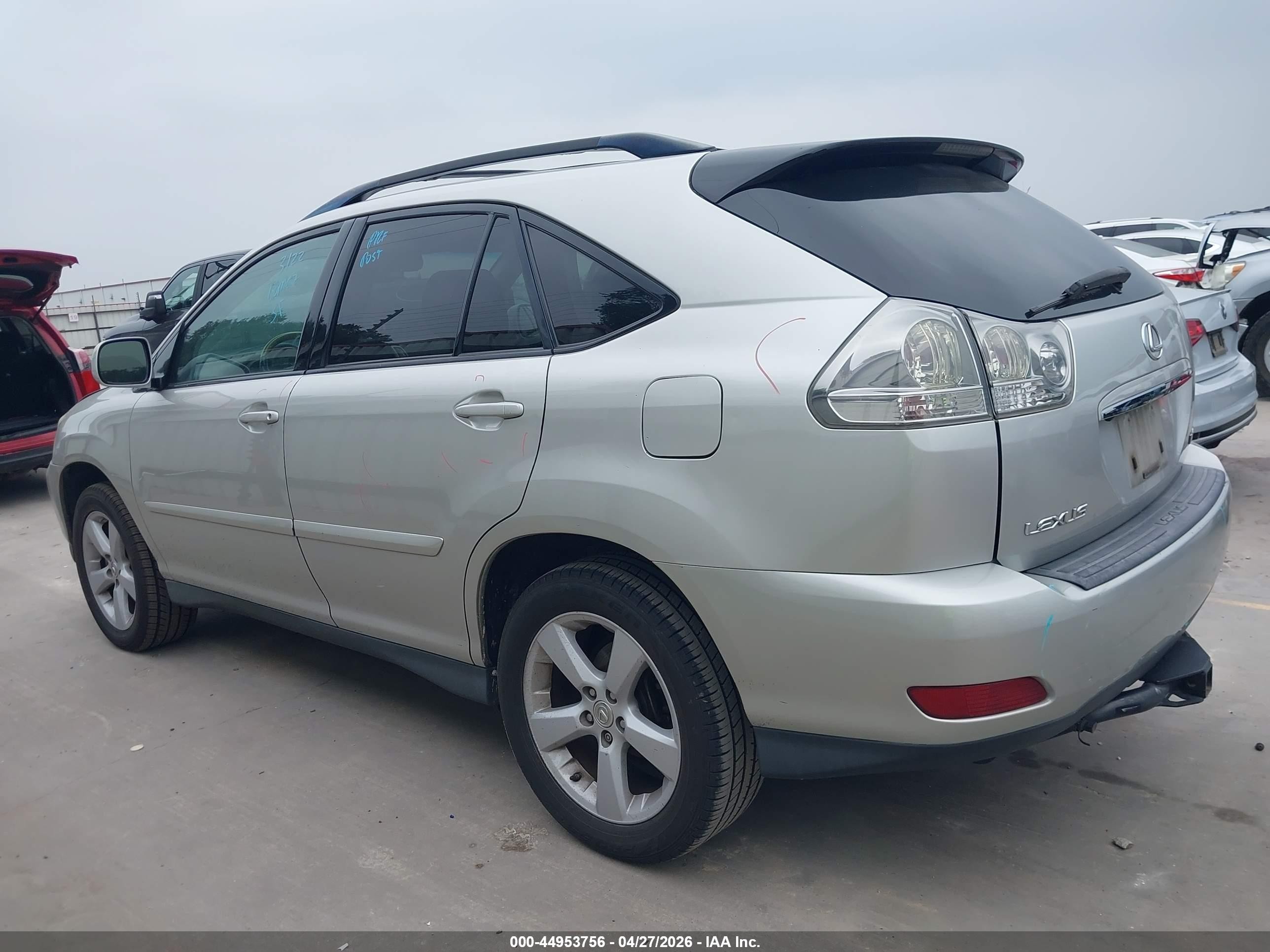 2007 Lexus Rx 350   Серый vin: 2T2GK31U97C020948