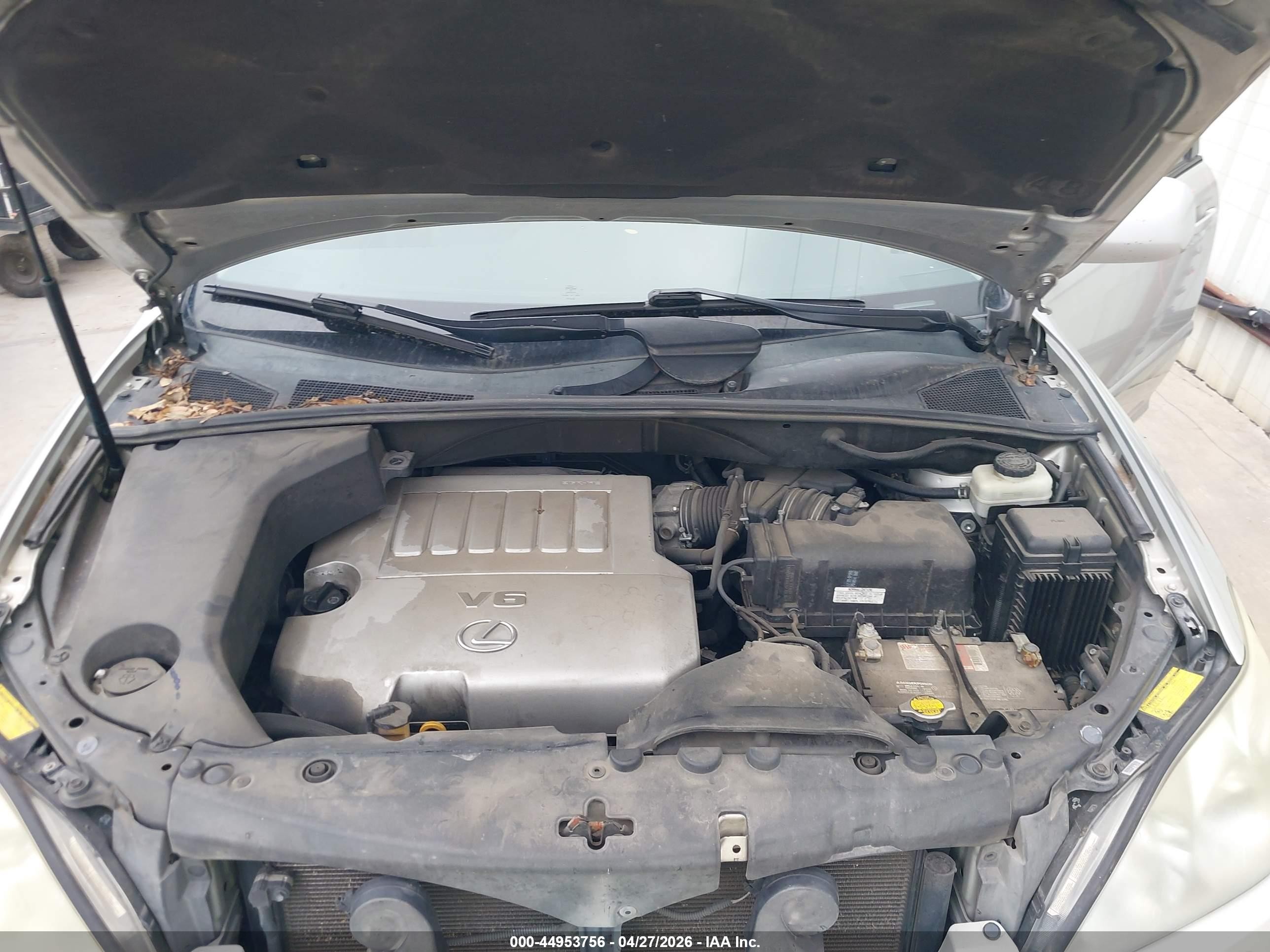 2007 Lexus Rx 350   Серый vin: 2T2GK31U97C020948