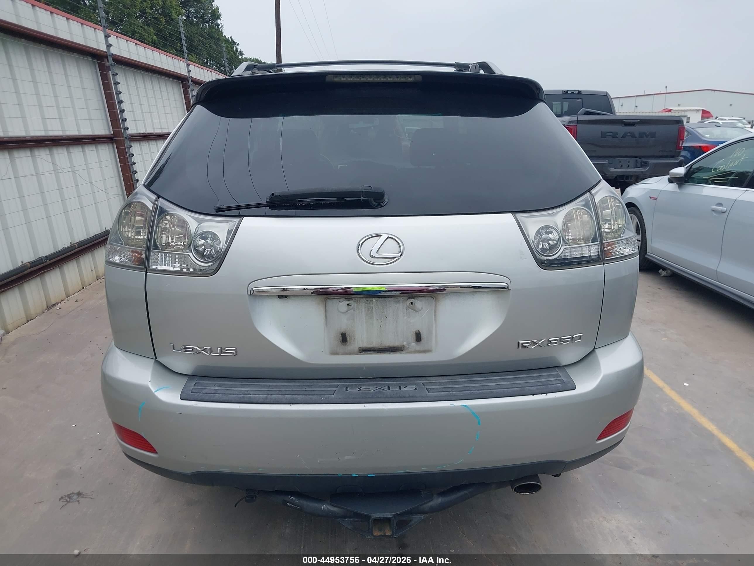 2007 Lexus Rx 350   Серый vin: 2T2GK31U97C020948