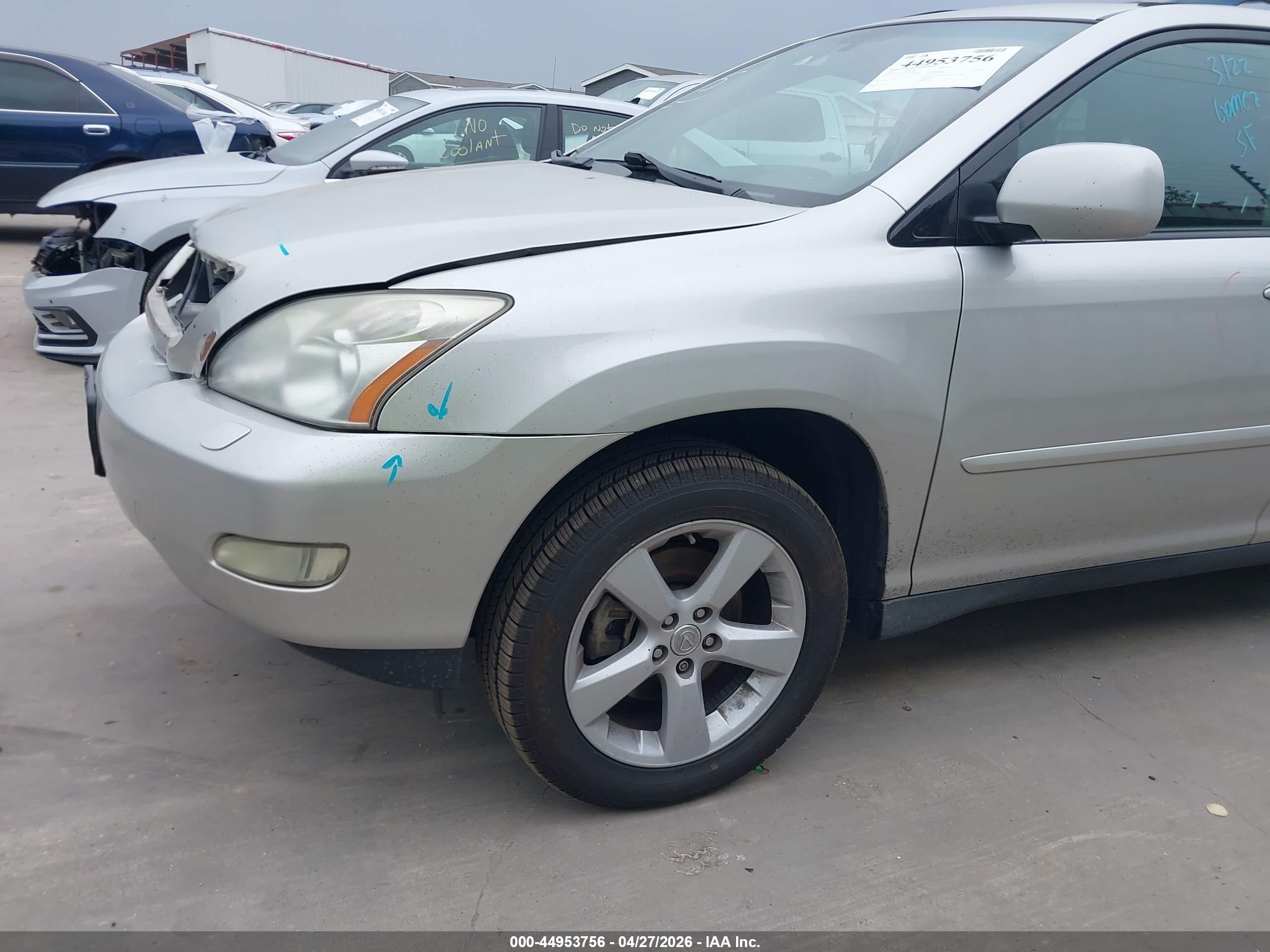 2007 Lexus Rx 350   Серый vin: 2T2GK31U97C020948