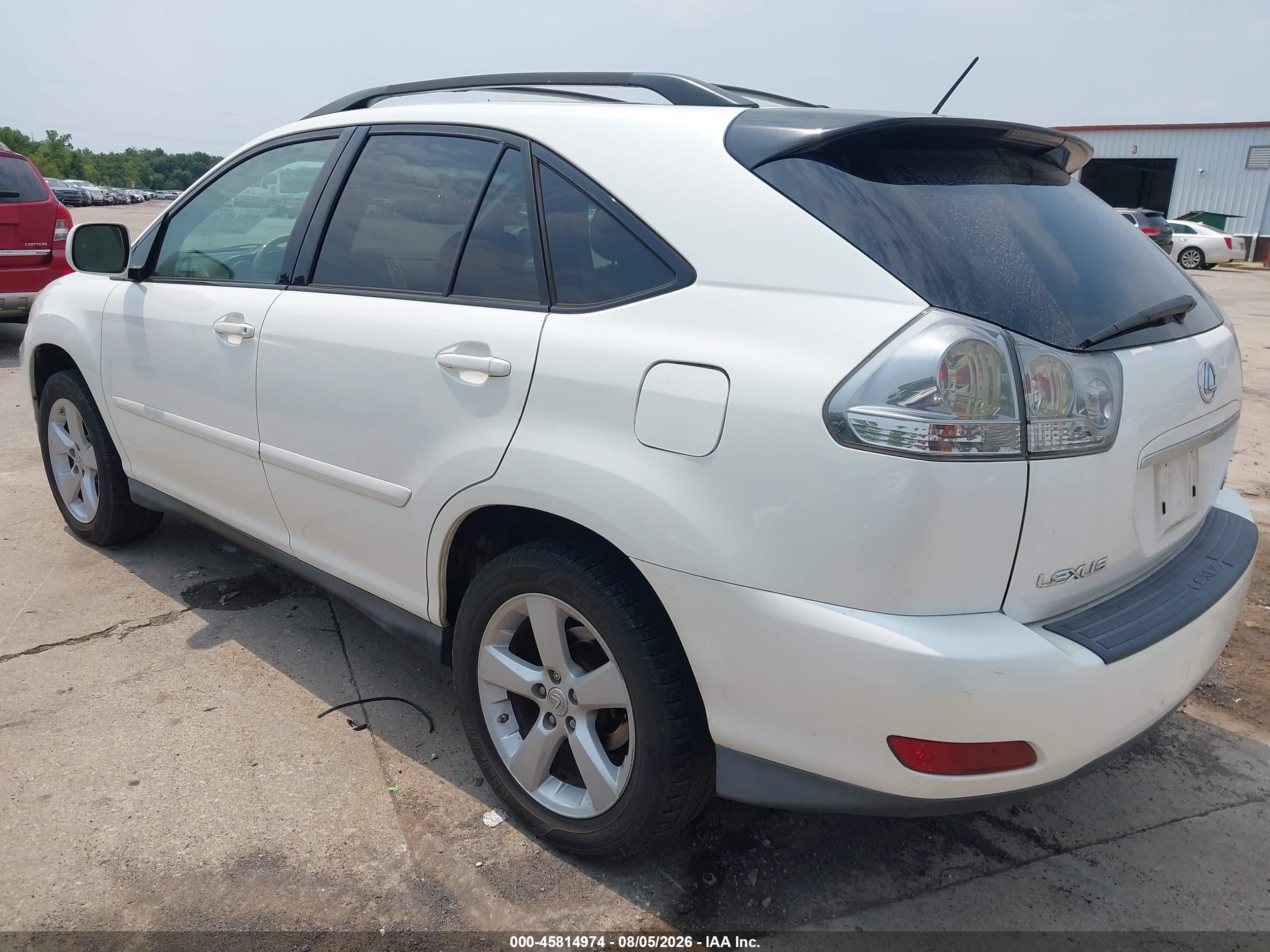 2007 Lexus Rx 350   White vin: 2T2GK31U97C021453