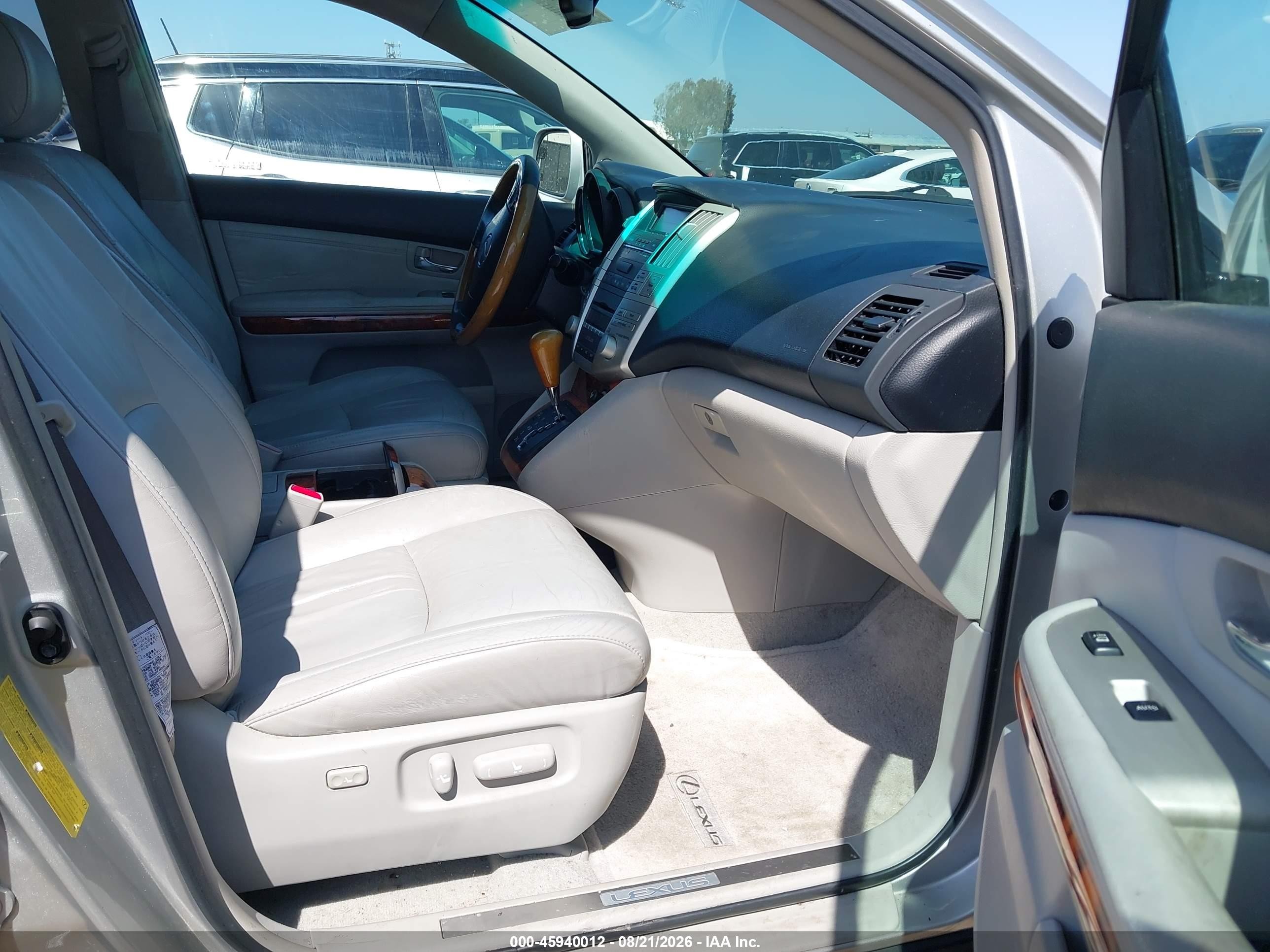 2007 Lexus Rx 350   Gray vin: 2T2GK31U97C023445