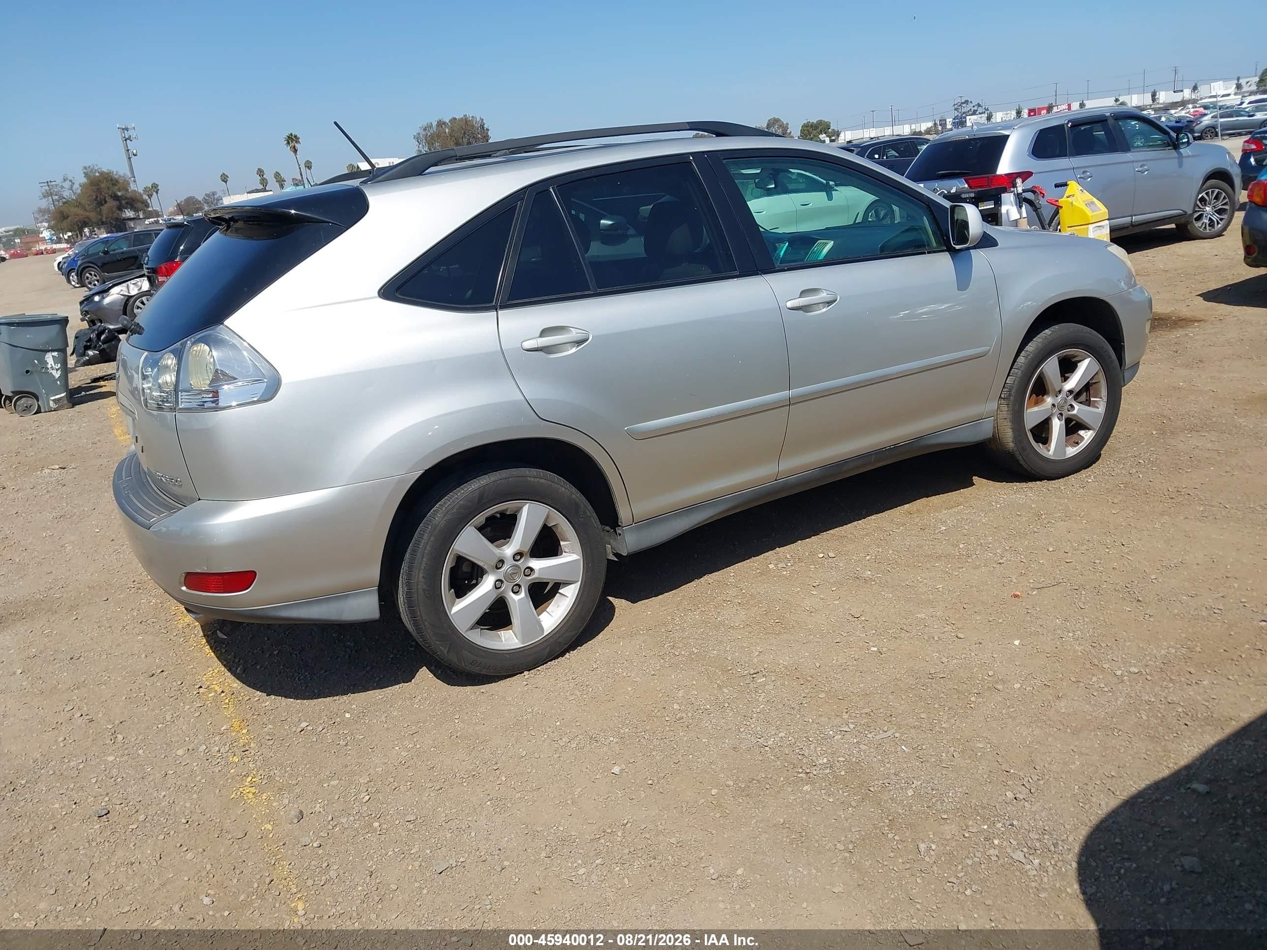 2007 Lexus Rx 350   Gray vin: 2T2GK31U97C023445
