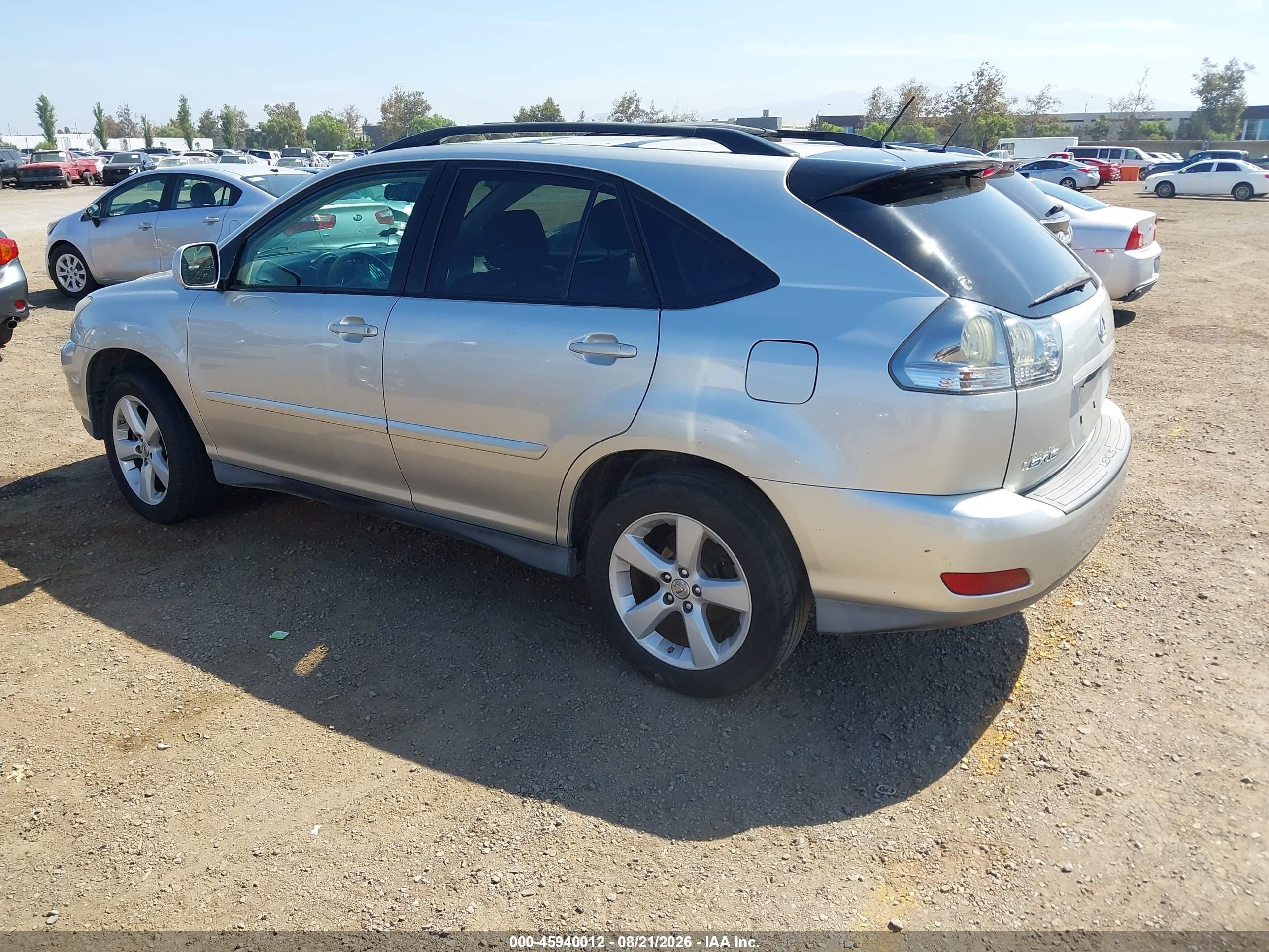 2007 Lexus Rx 350   Gray vin: 2T2GK31U97C023445
