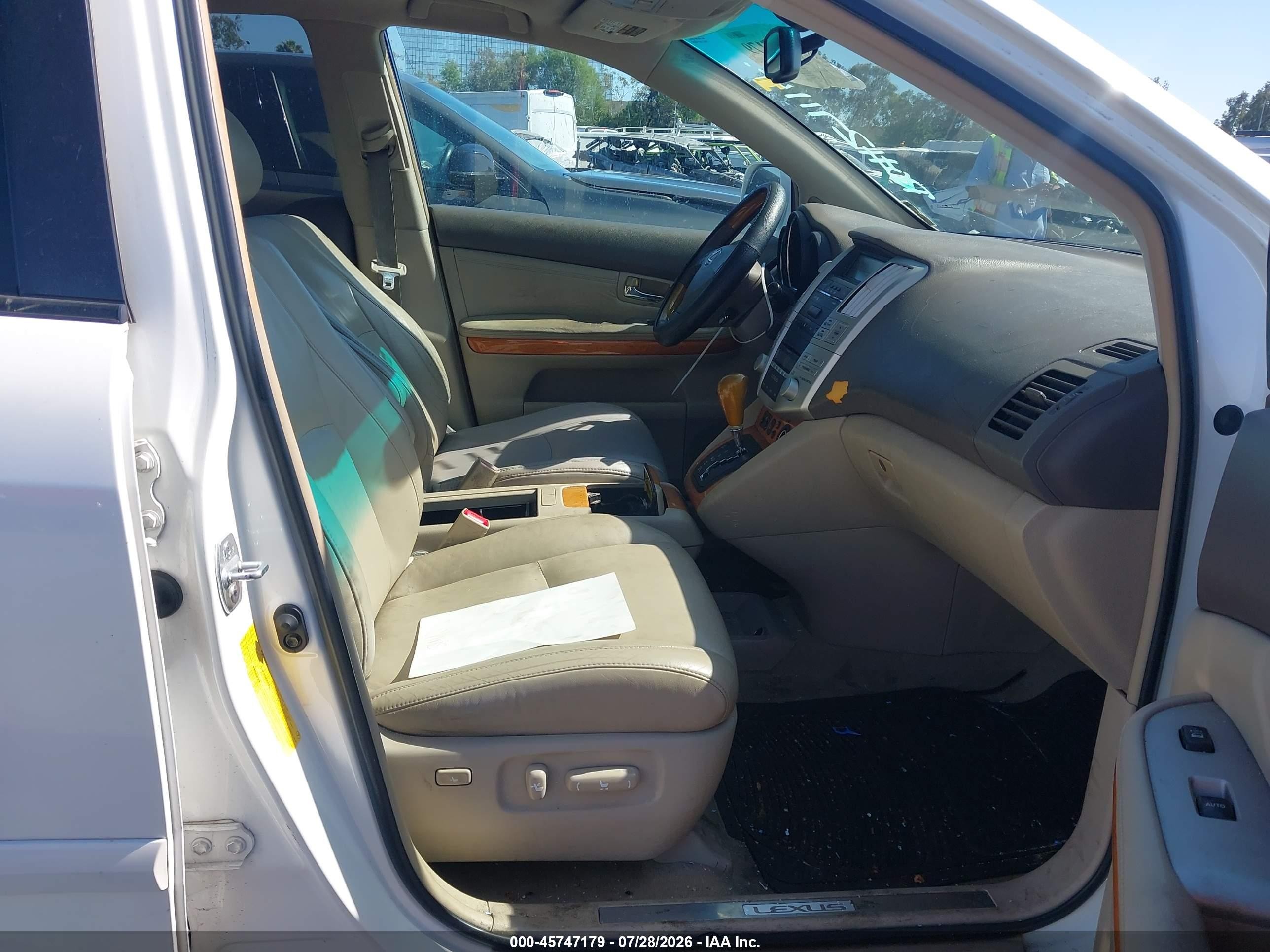 2008 Lexus Rx 350   Белый vin: 2T2GK31U98C032924