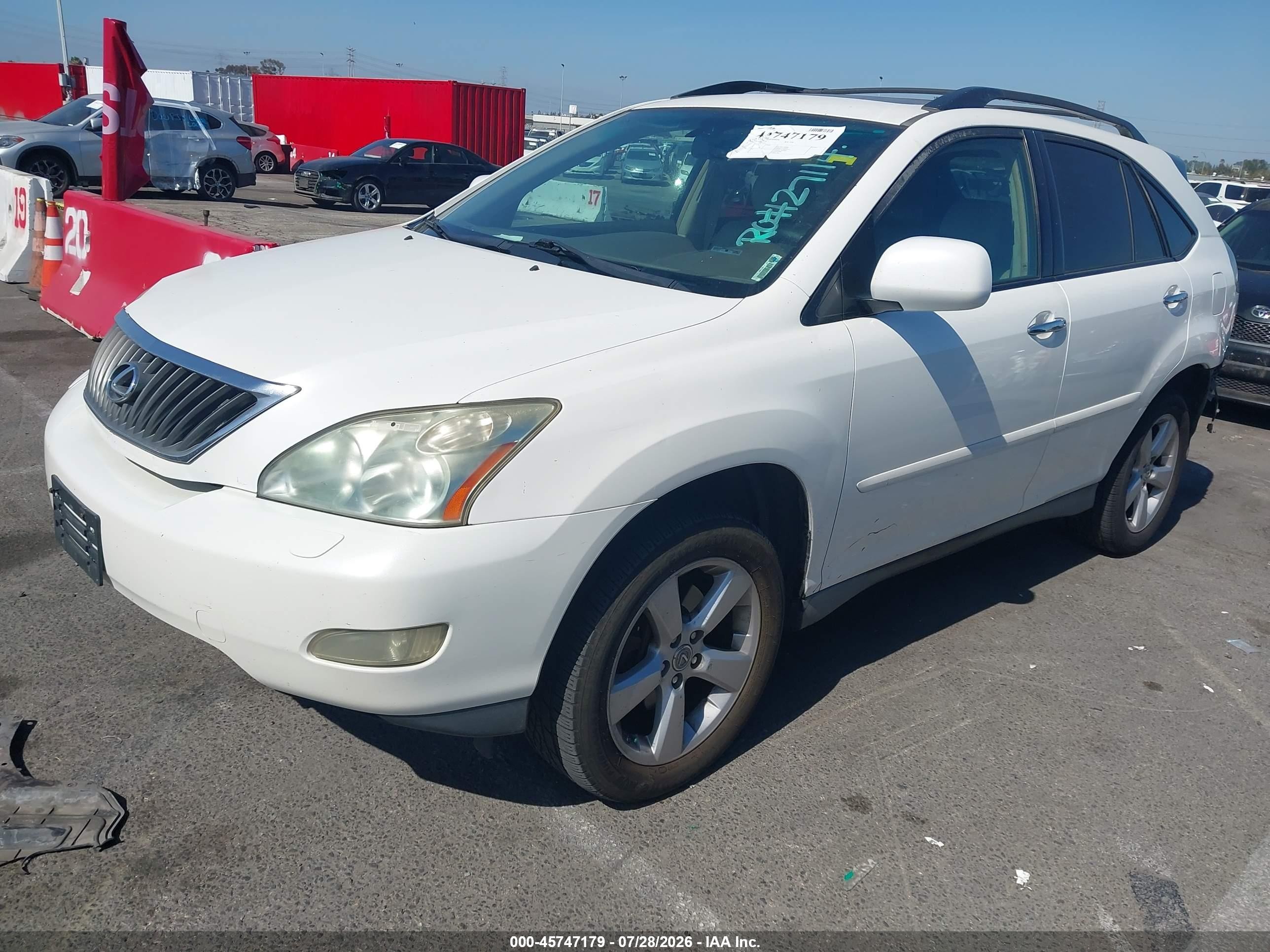 2008 Lexus Rx 350   Белый vin: 2T2GK31U98C032924