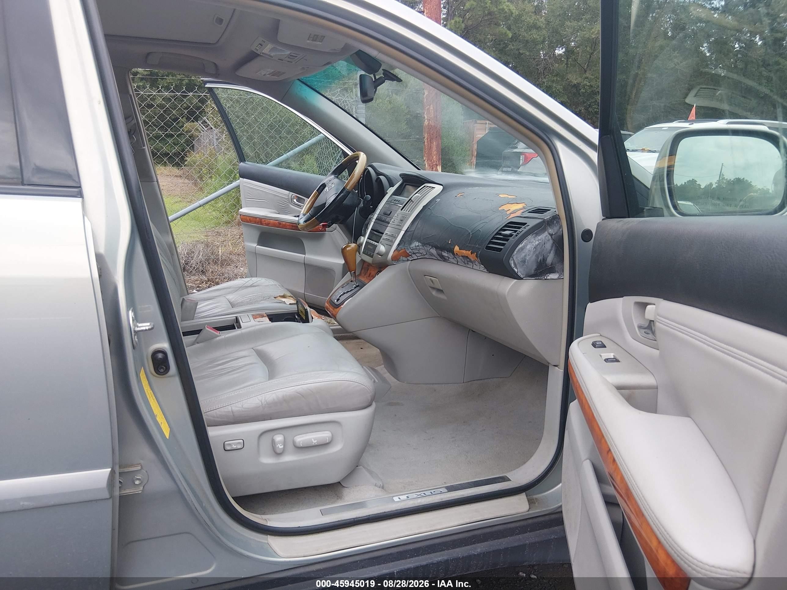 2008 Lexus Rx 350 Серебряный vin: 2T2GK31U98C033748