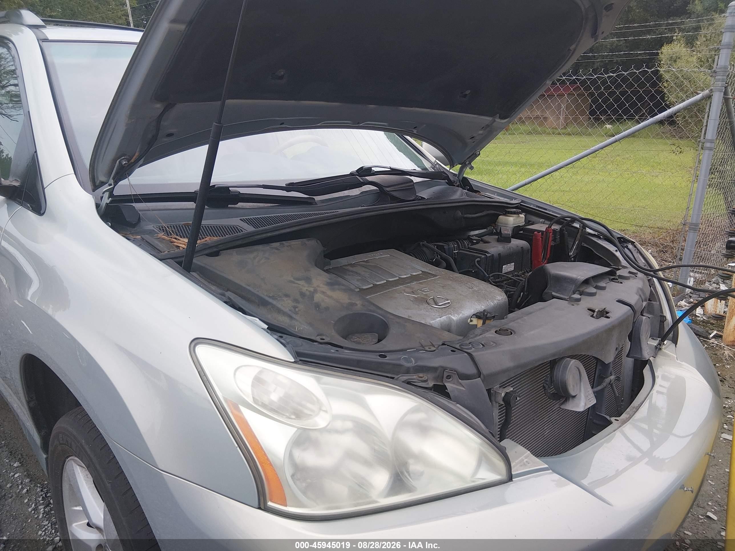 2008 Lexus Rx 350 Серебряный vin: 2T2GK31U98C033748