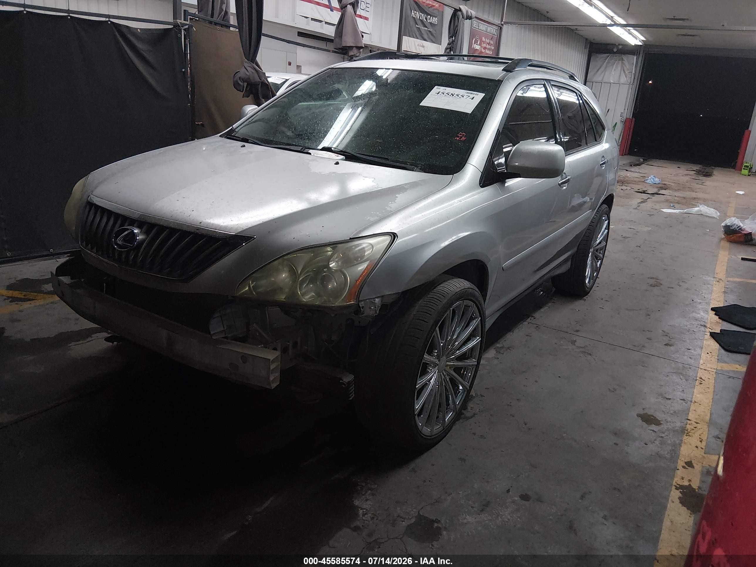 2008 Lexus Rx 350   Silver vin: 2T2GK31U98C038772