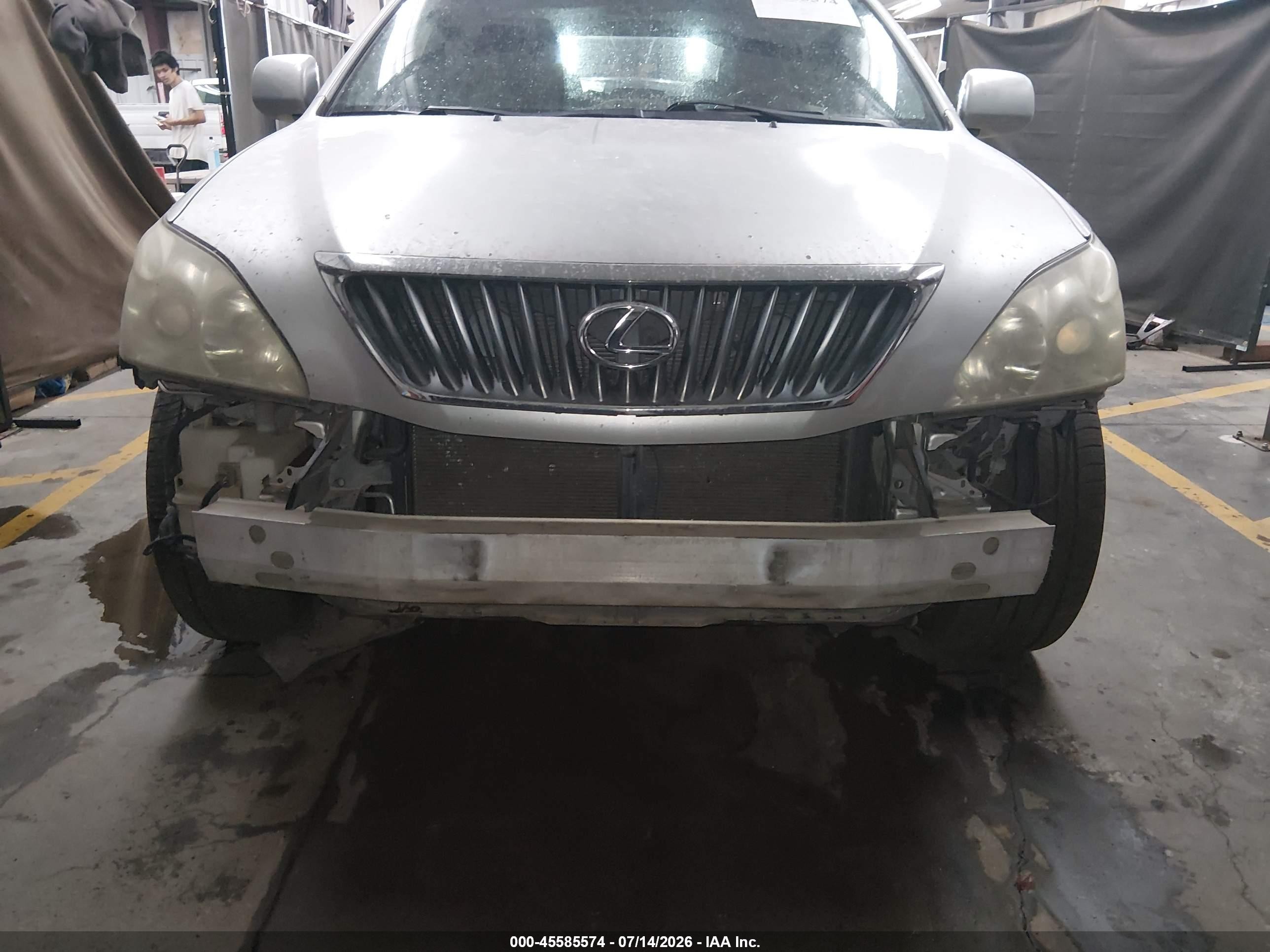2008 Lexus Rx 350   Silver vin: 2T2GK31U98C038772
