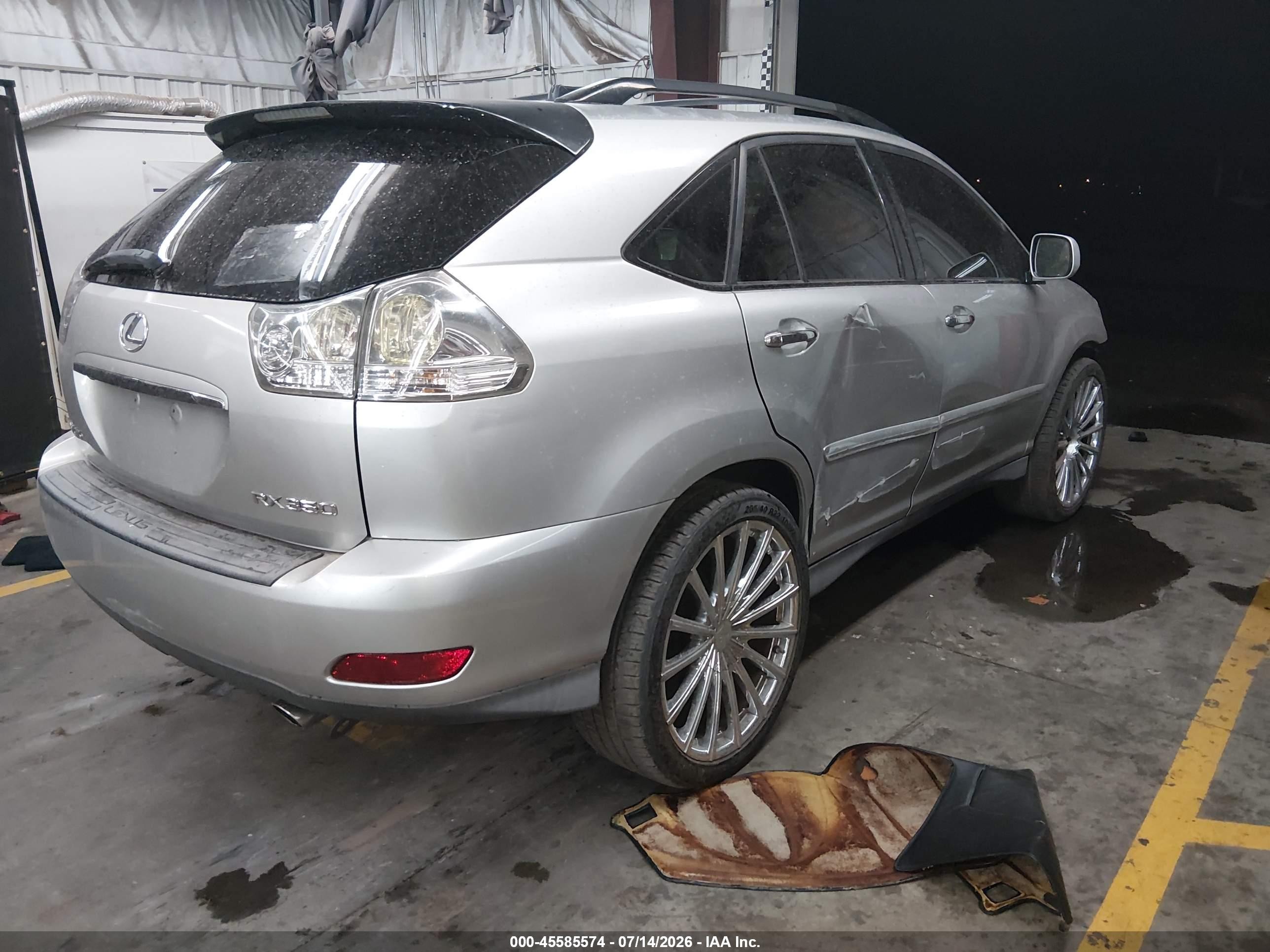 2008 Lexus Rx 350   Silver vin: 2T2GK31U98C038772