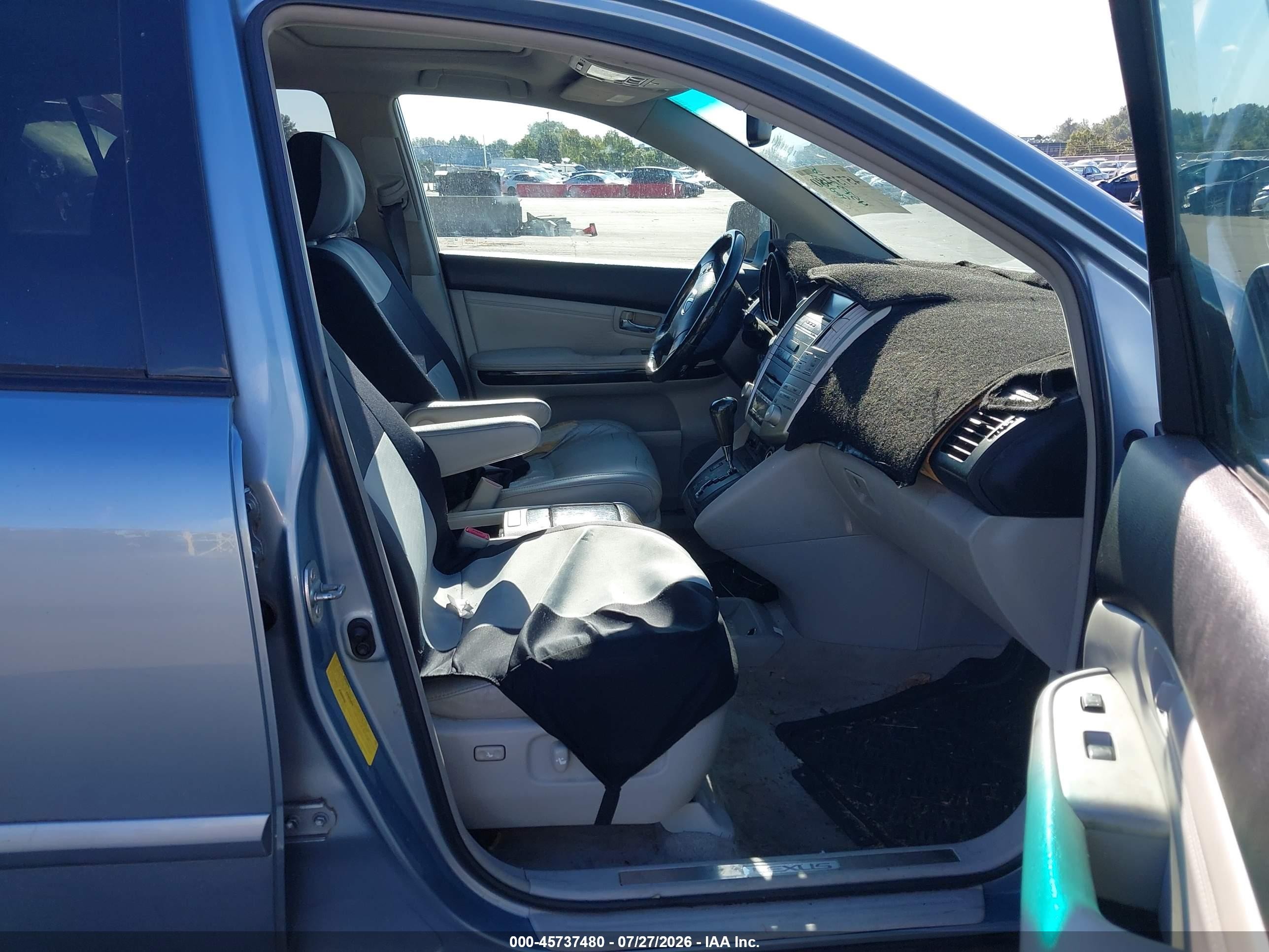 2008 Lexus Rx 350   Light Blue vin: 2T2GK31U98C043762
