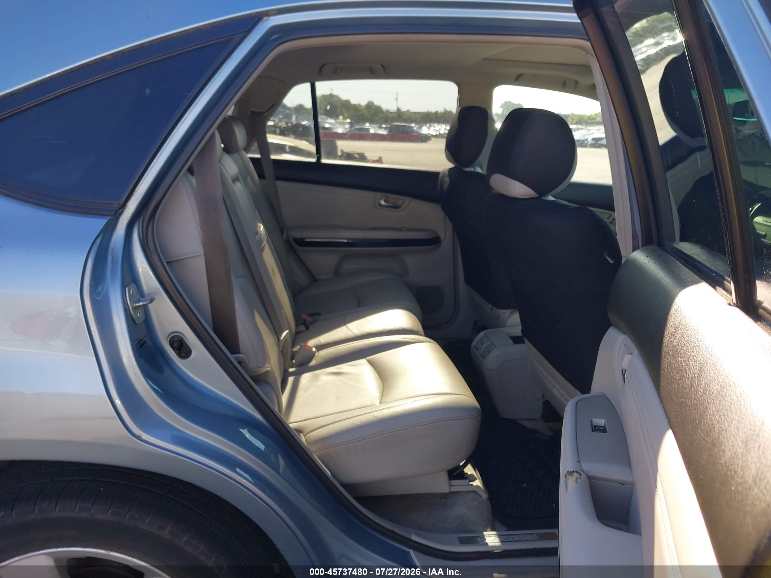 2008 Lexus Rx 350   Light Blue vin: 2T2GK31U98C043762