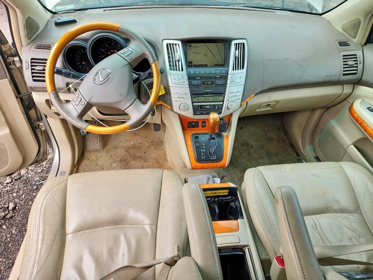 2008 Lexus Rx 350 Gold vin: 2T2GK31U98C044801