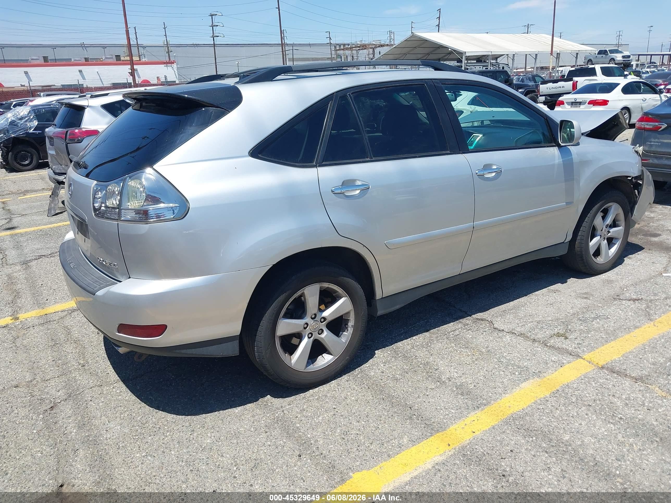2009 Lexus Rx 350 Silver vin: 2T2GK31U99C058134