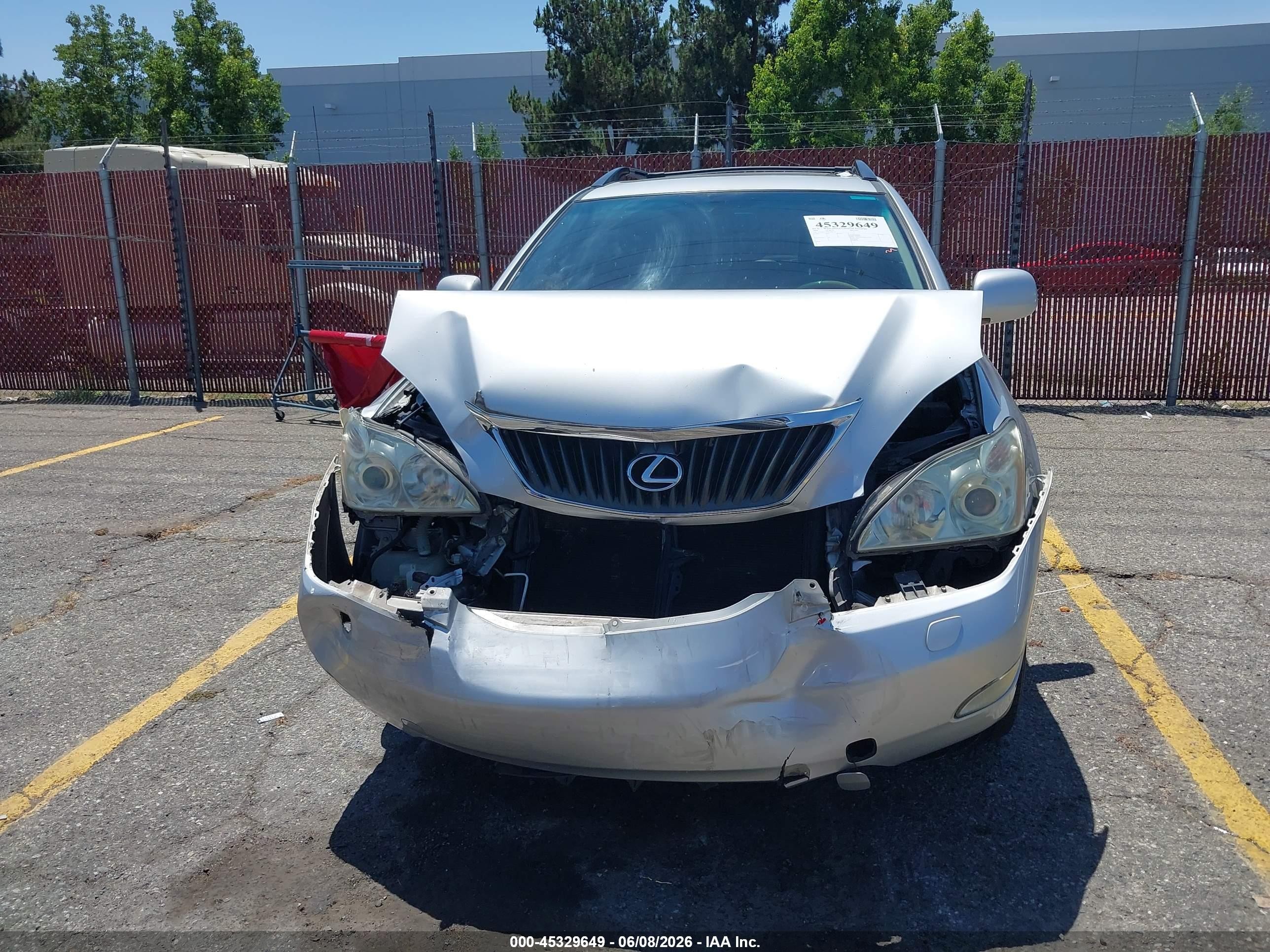 2009 Lexus Rx 350 Silver vin: 2T2GK31U99C058134