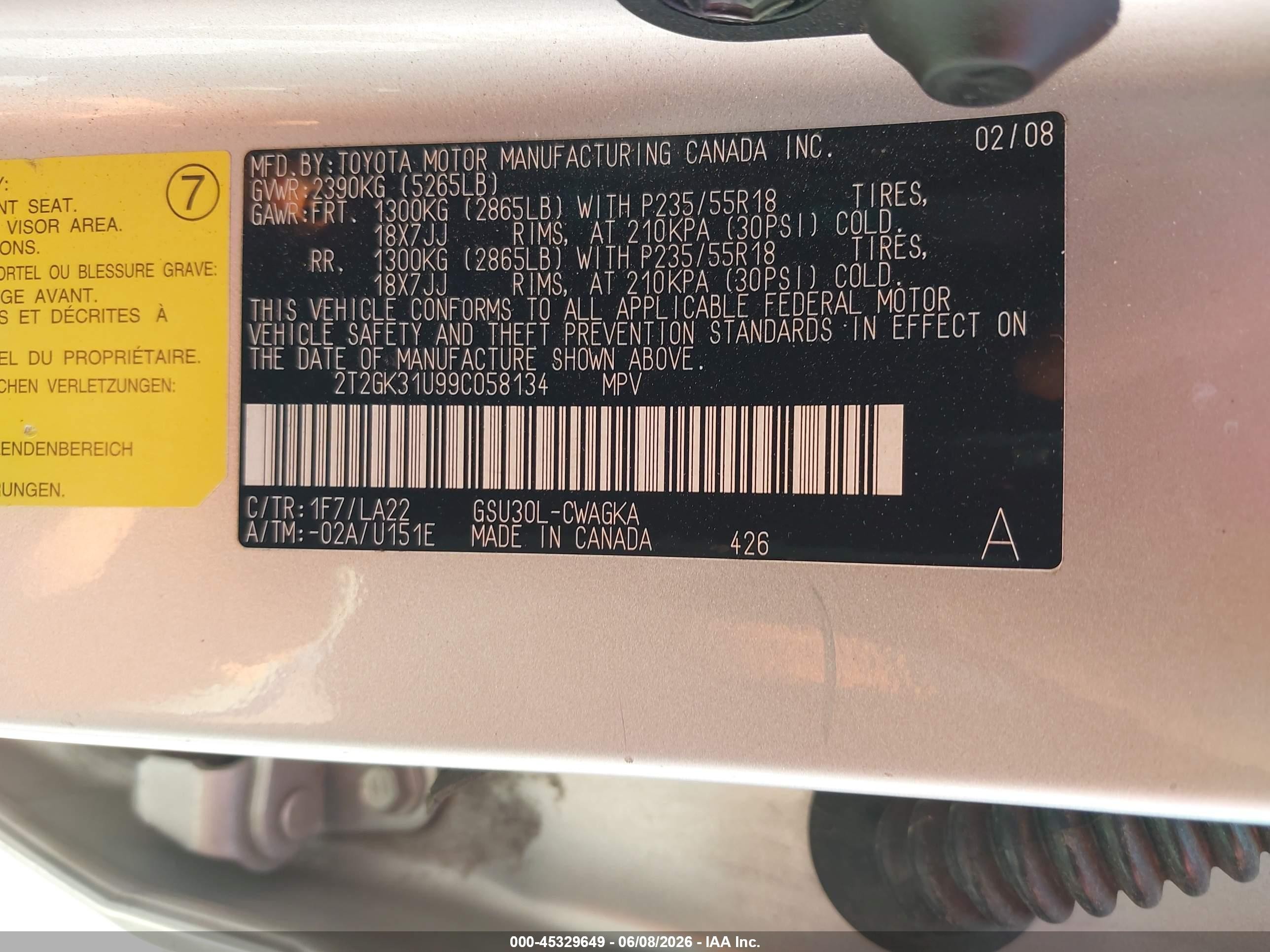 2009 Lexus Rx 350 Silver vin: 2T2GK31U99C058134