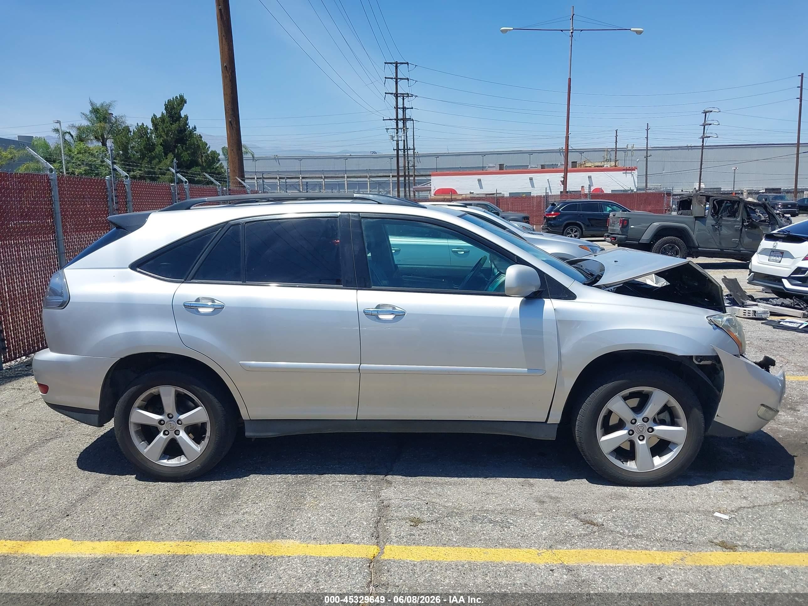 2009 Lexus Rx 350 Silver vin: 2T2GK31U99C058134