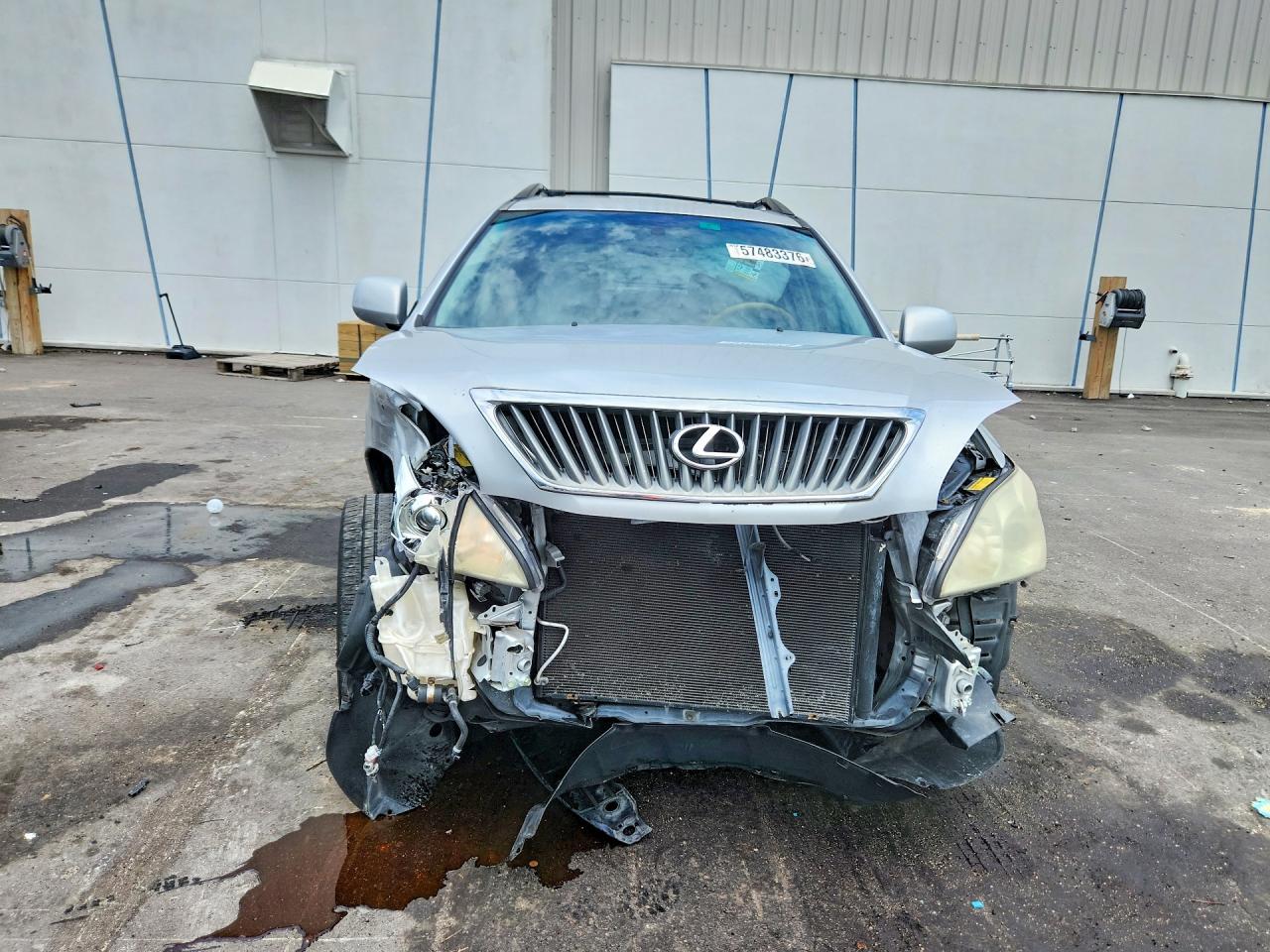 2009 Lexus Rx 350 Silver vin: 2T2GK31U99C066363