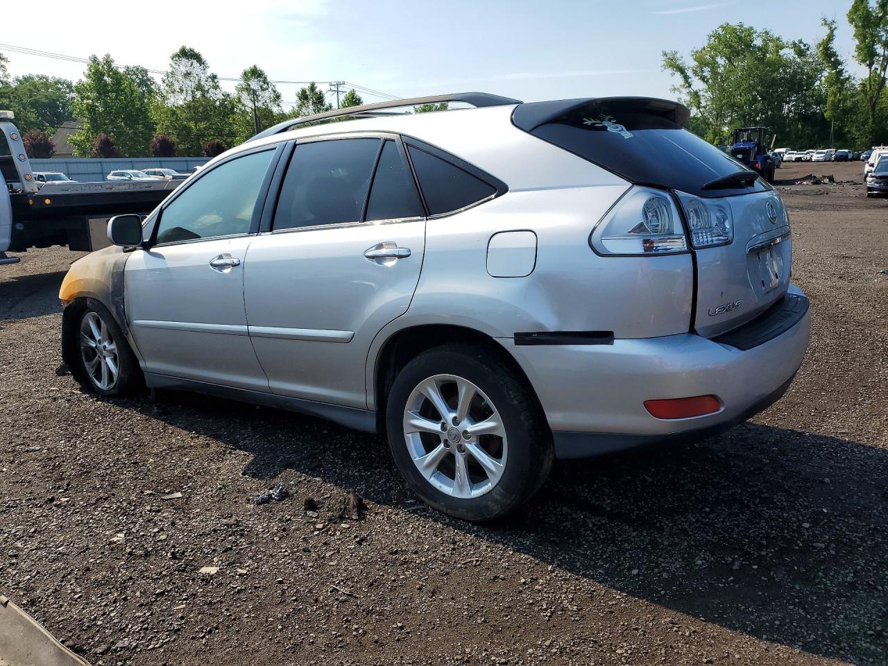 2009 Lexus Rx 350 Silver vin: 2T2GK31U99C071563