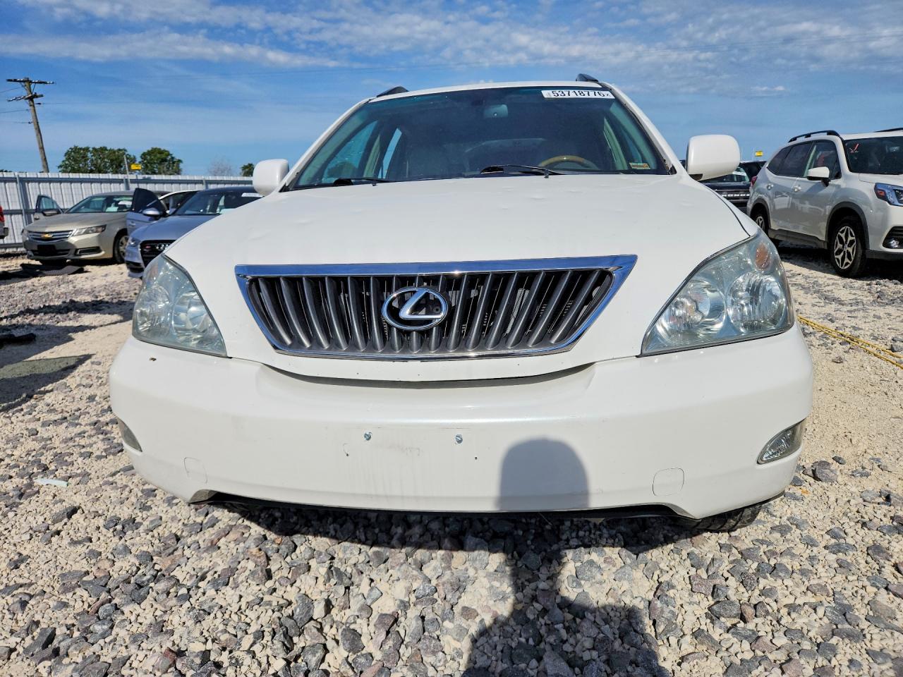 2009 Lexus Rx 350 White vin: 2T2GK31U99C072731