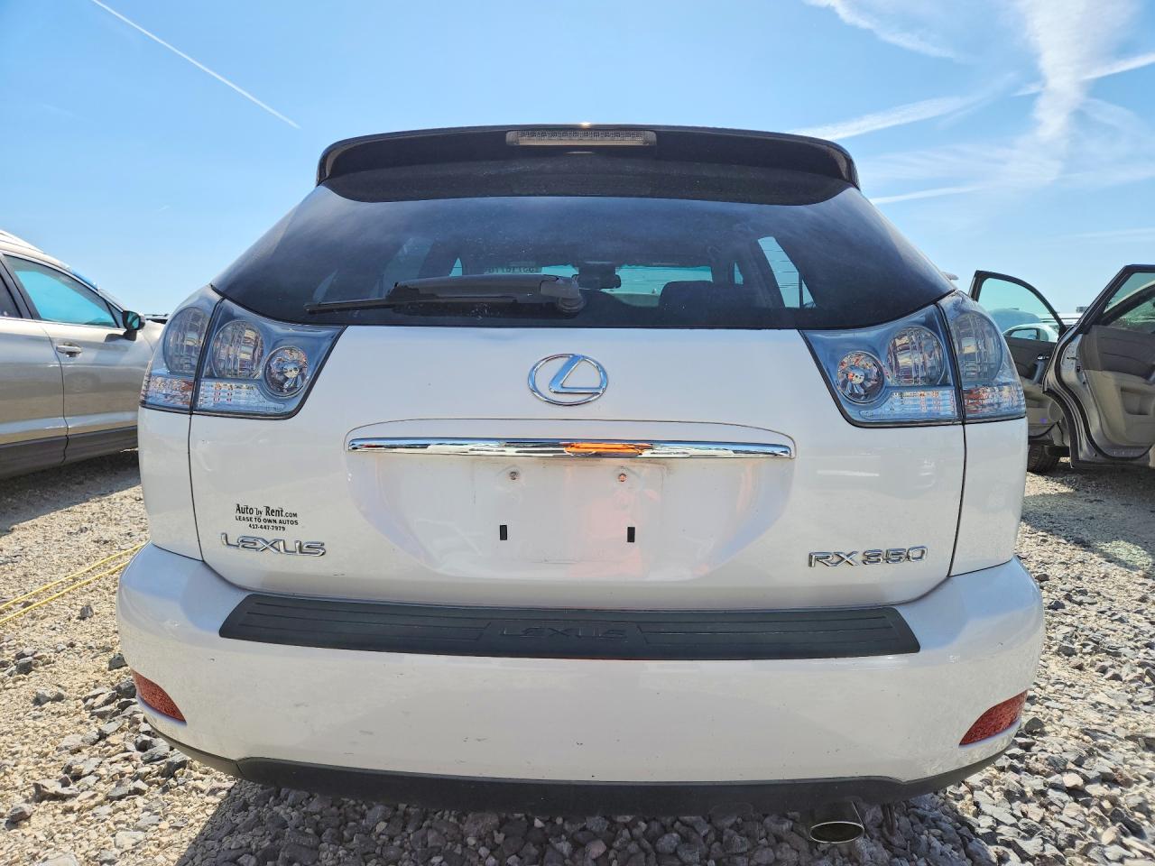 2009 Lexus Rx 350 White vin: 2T2GK31U99C072731