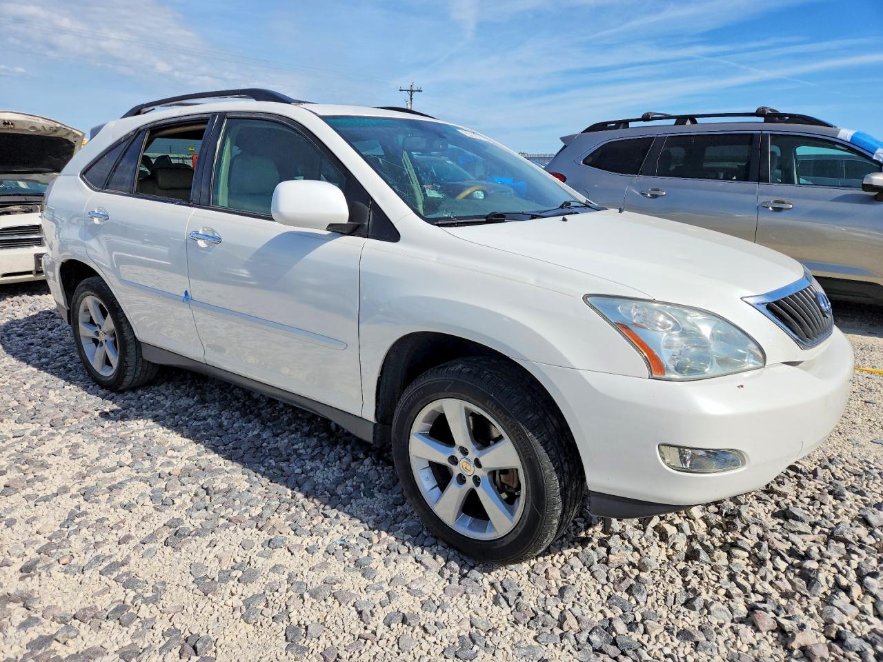2009 Lexus Rx 350 White vin: 2T2GK31U99C072731