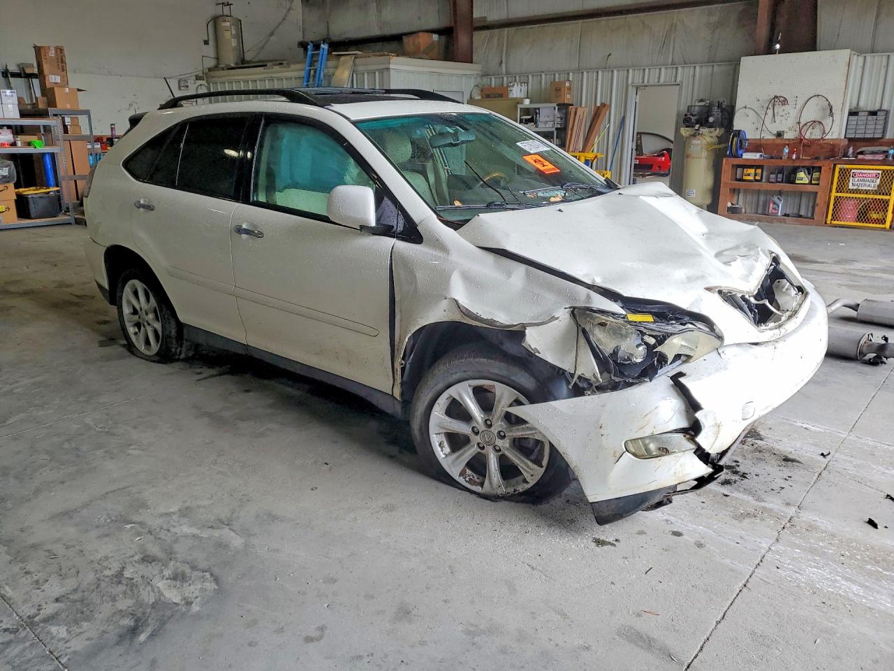 2009 Lexus Rx 350 White vin: 2T2GK31U99C073507