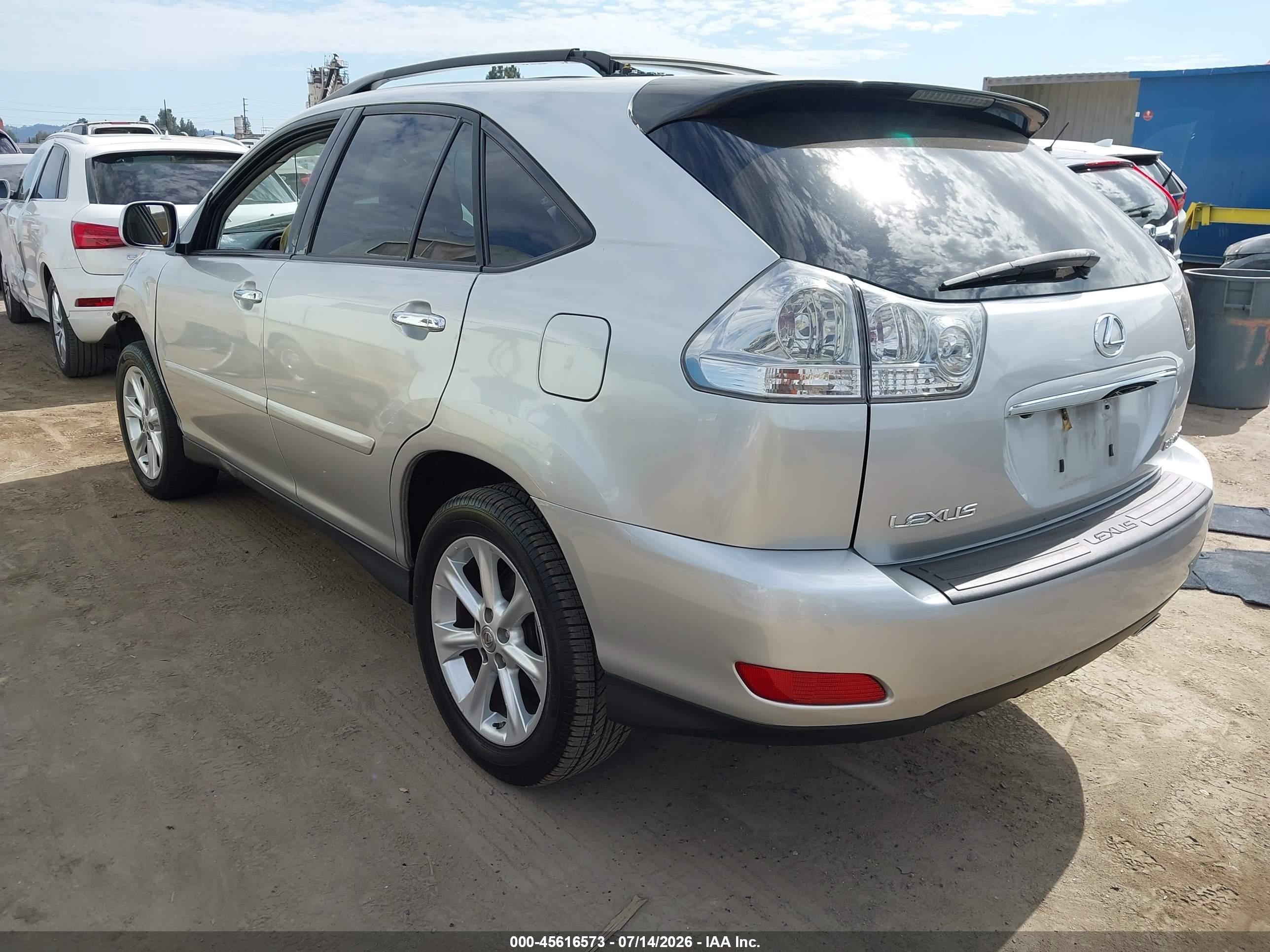 2009 Lexus Rx 350   Silver vin: 2T2GK31U99C073894
