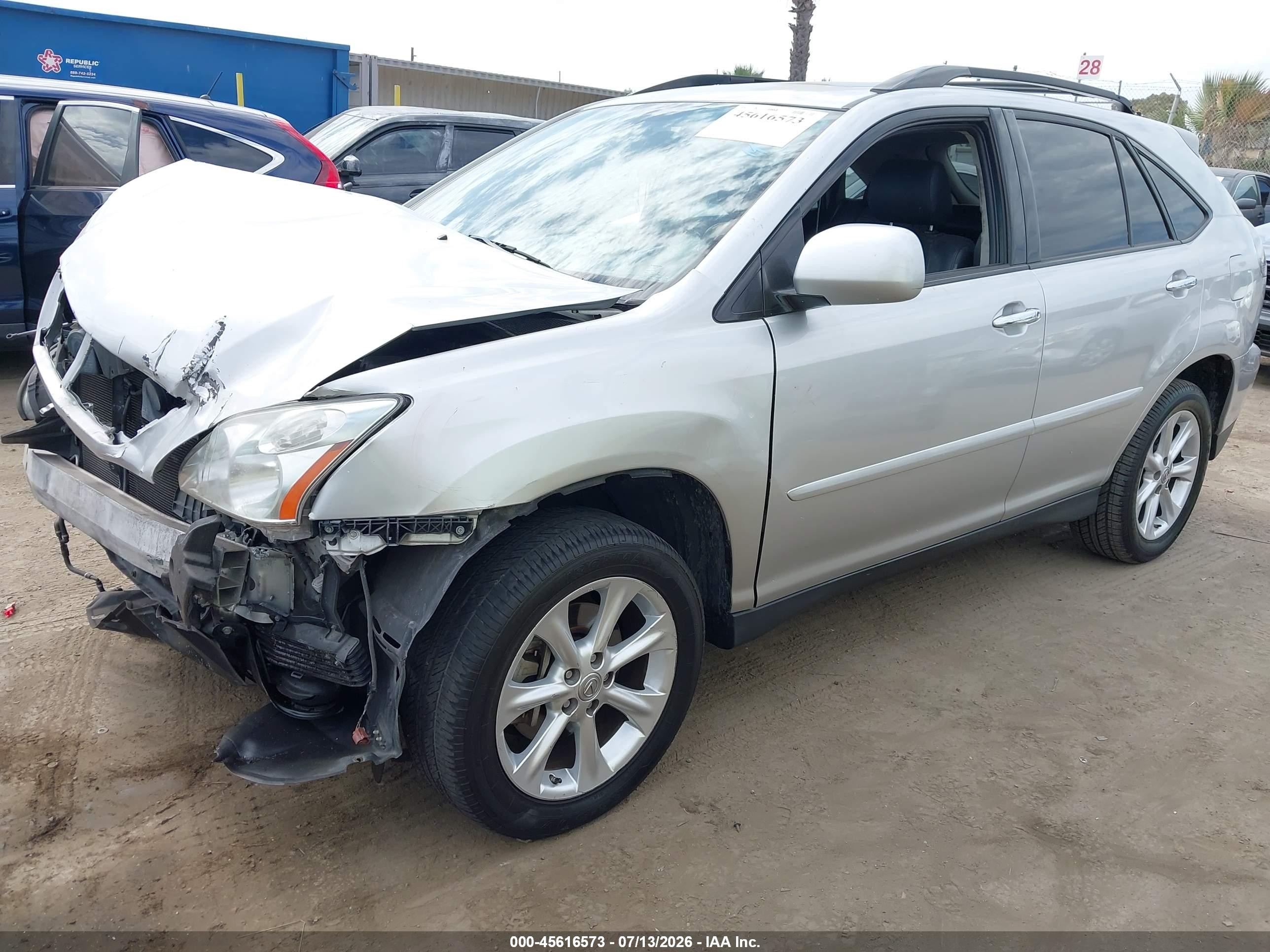 2009 Lexus Rx 350   Silver vin: 2T2GK31U99C073894