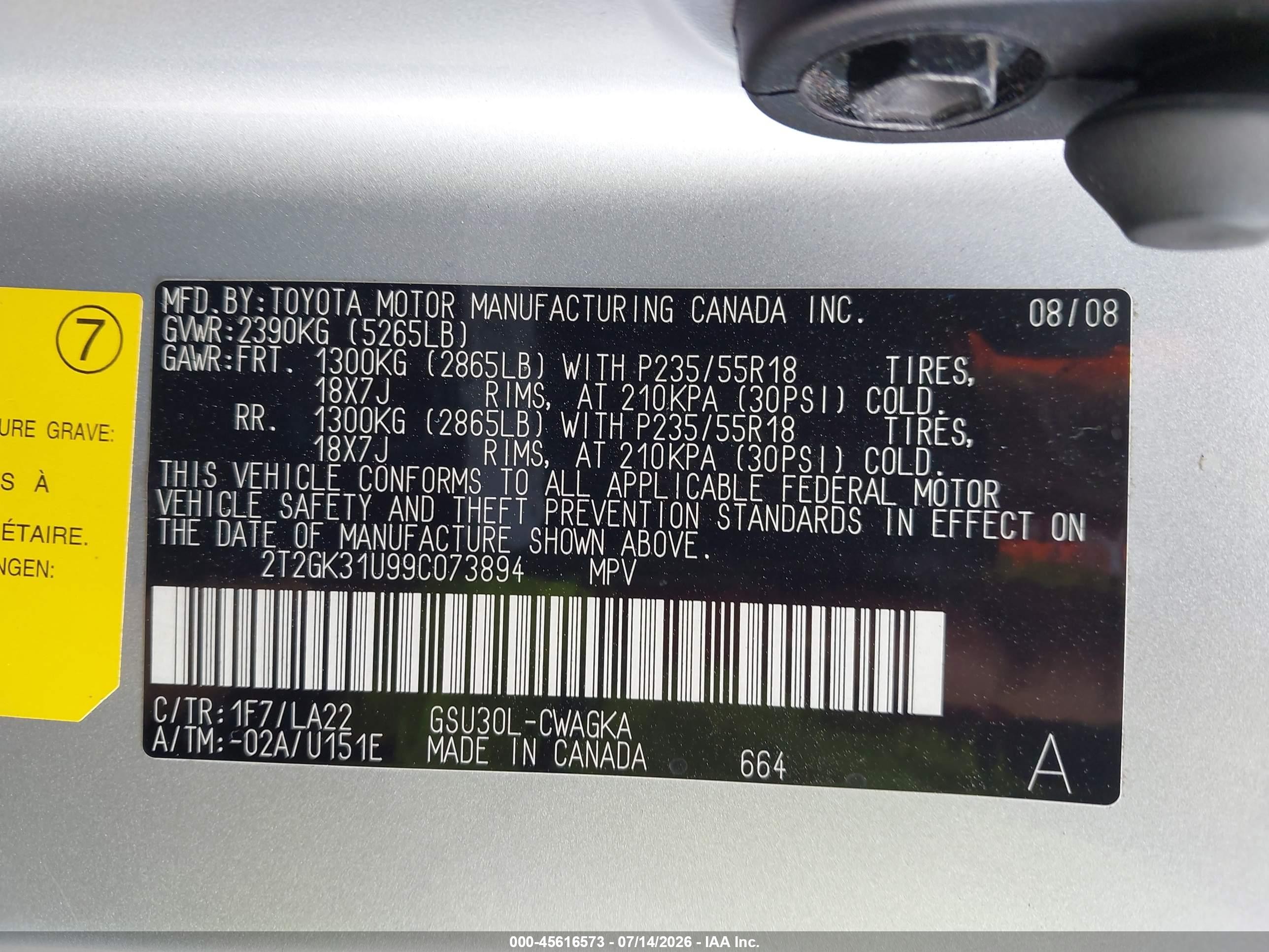 2009 Lexus Rx 350   Silver vin: 2T2GK31U99C073894