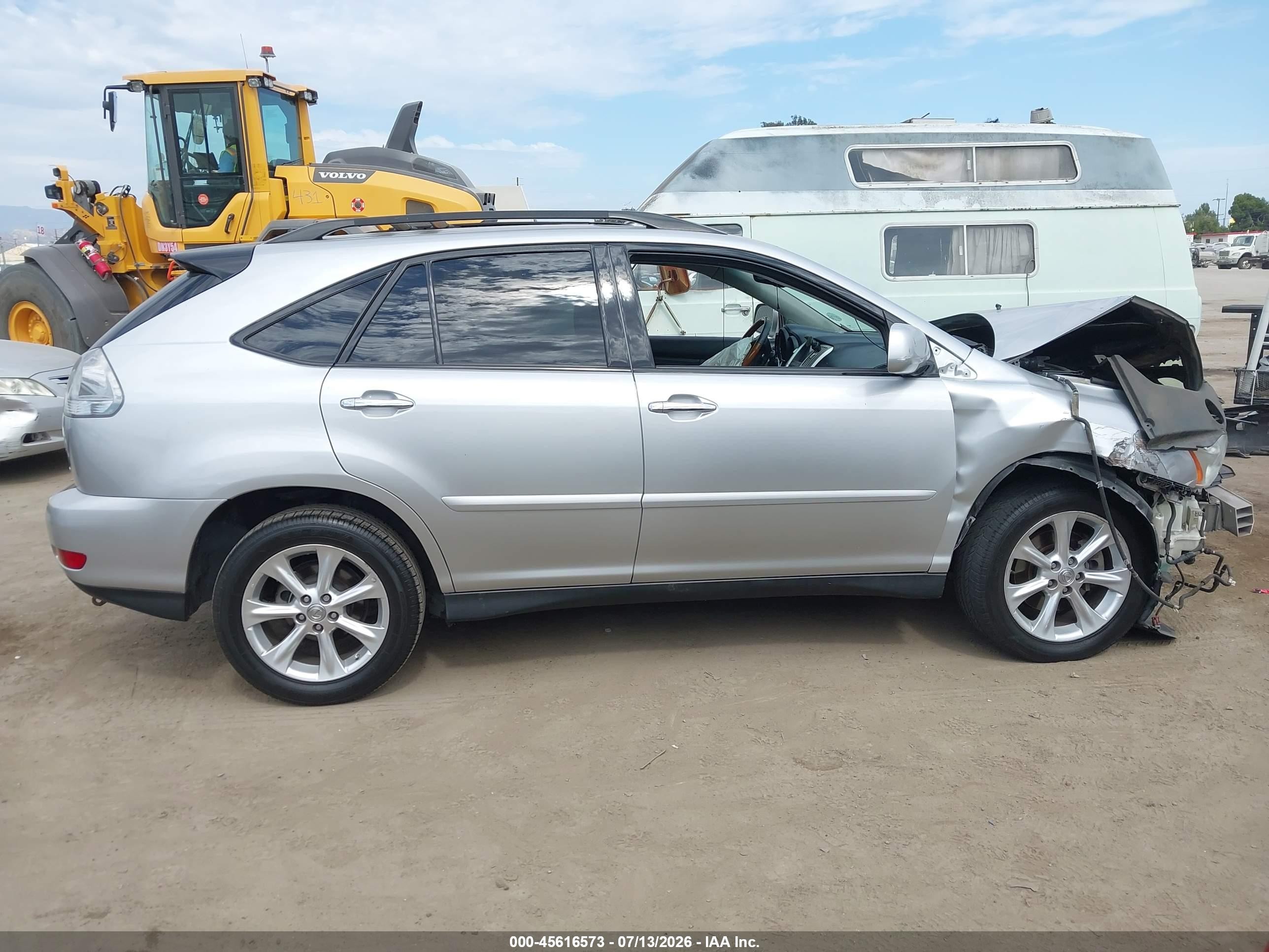 2009 Lexus Rx 350   Silver vin: 2T2GK31U99C073894