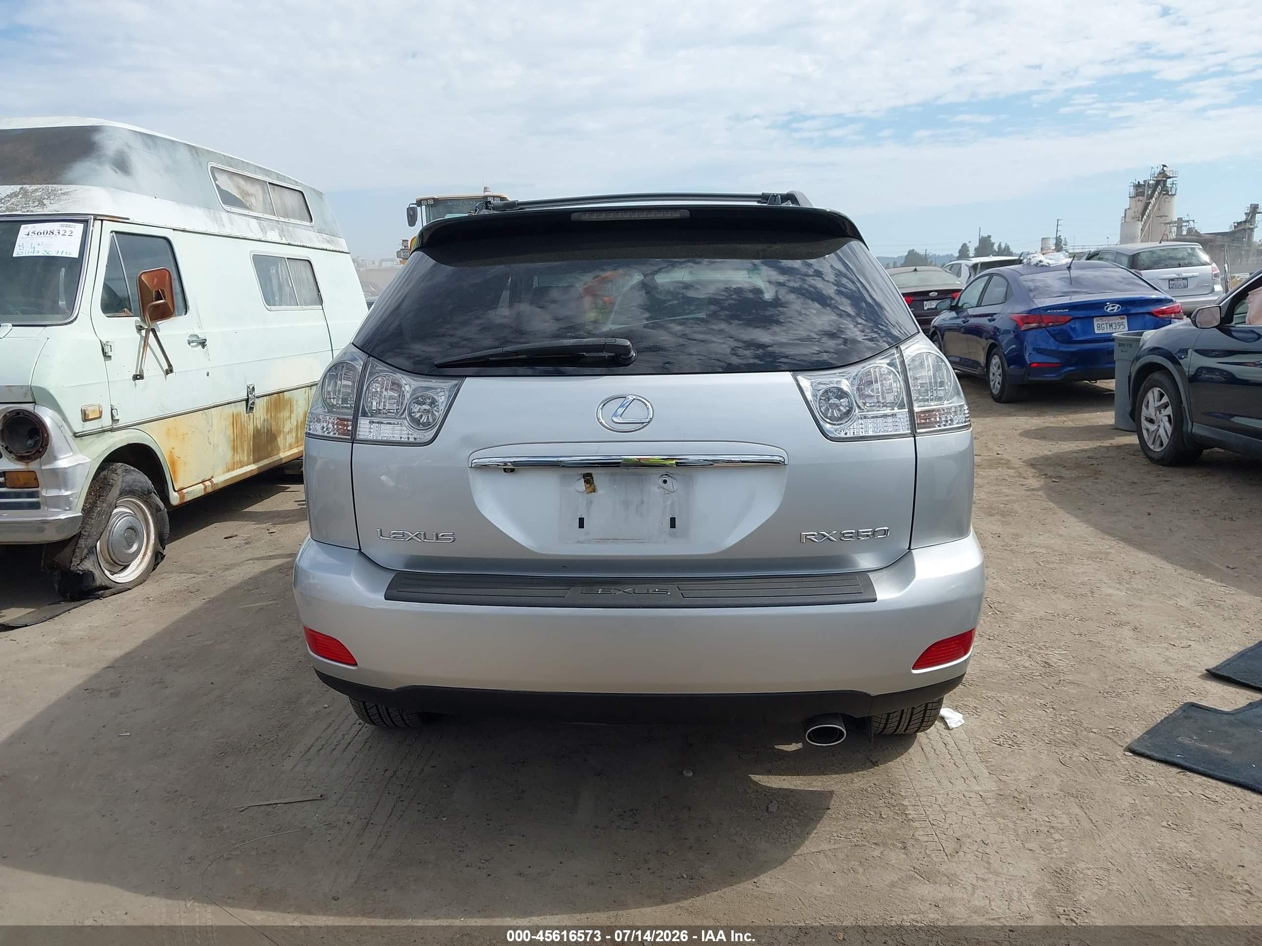 2009 Lexus Rx 350   Silver vin: 2T2GK31U99C073894
