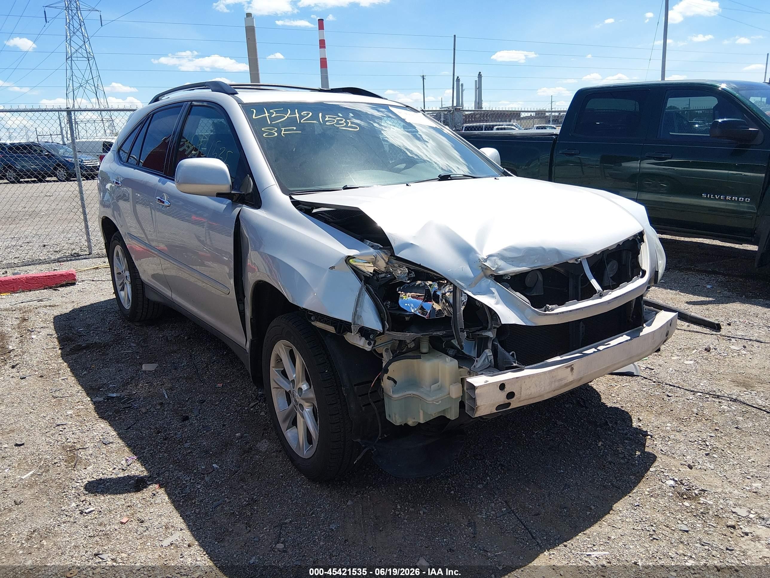 2009 Lexus Rx 350   Silver vin: 2T2GK31U99C076262
