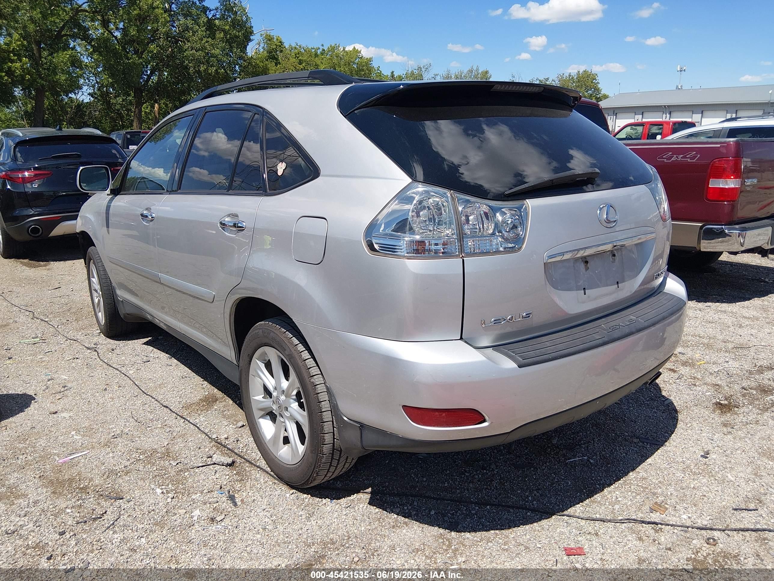 2009 Lexus Rx 350   Silver vin: 2T2GK31U99C076262