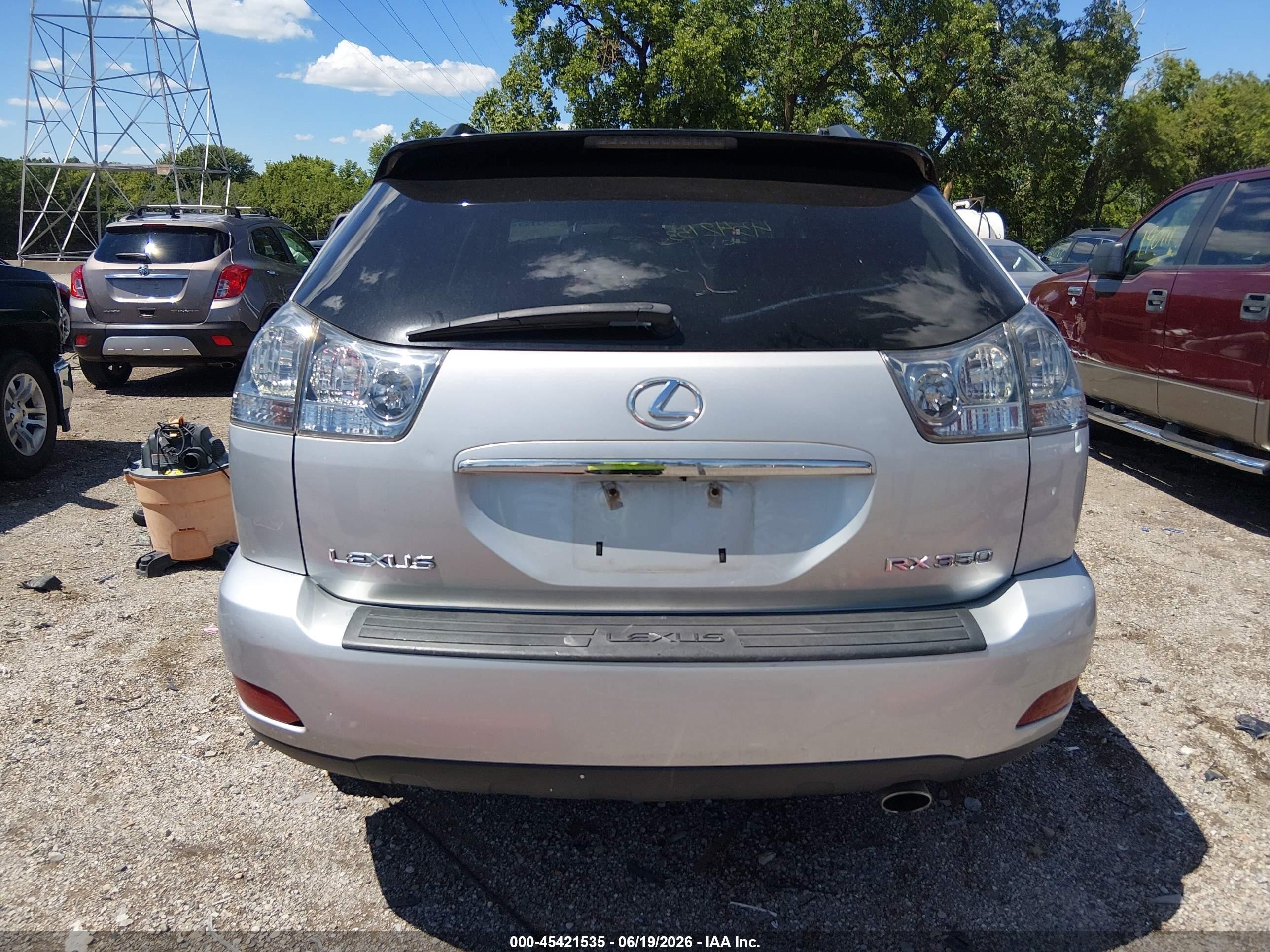 2009 Lexus Rx 350   Silver vin: 2T2GK31U99C076262