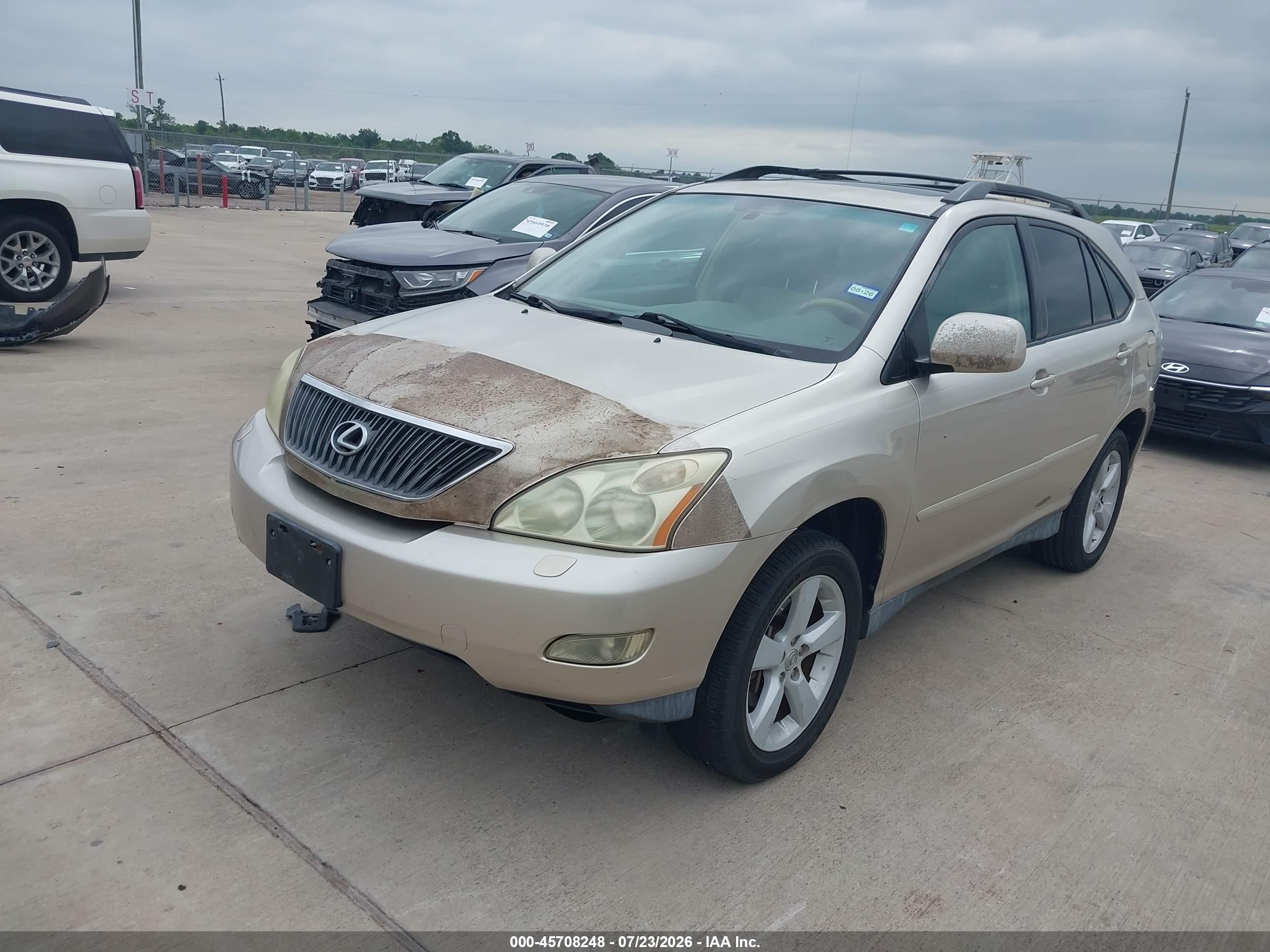 2007 Lexus Rx 350   Gold vin: 2T2GK31UX7C014897