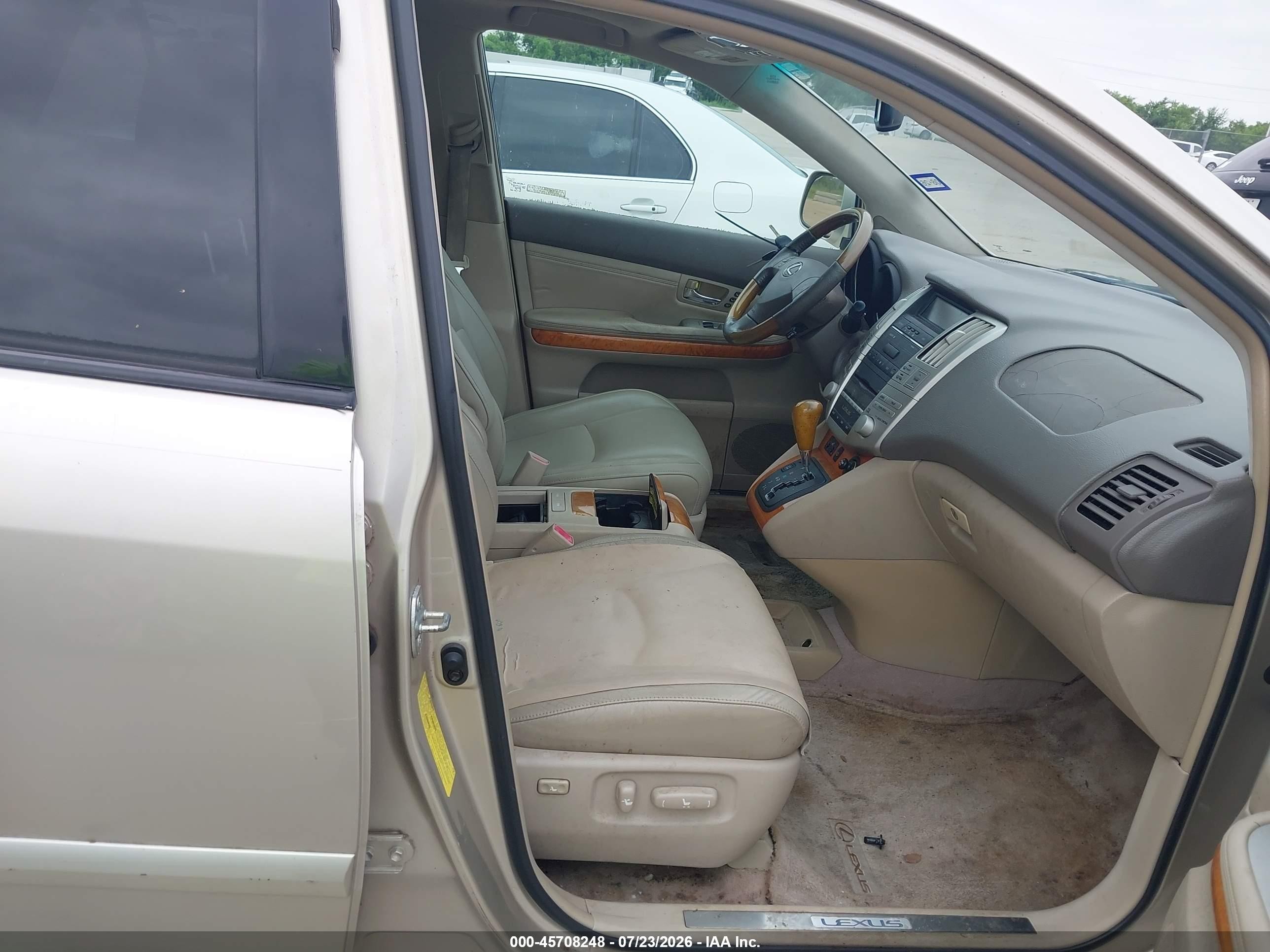 2007 Lexus Rx 350   Gold vin: 2T2GK31UX7C014897