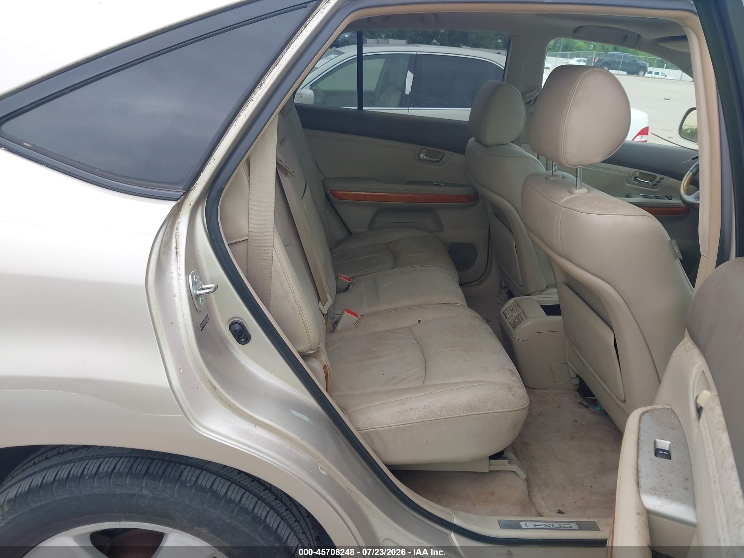 2007 Lexus Rx 350   Gold vin: 2T2GK31UX7C014897