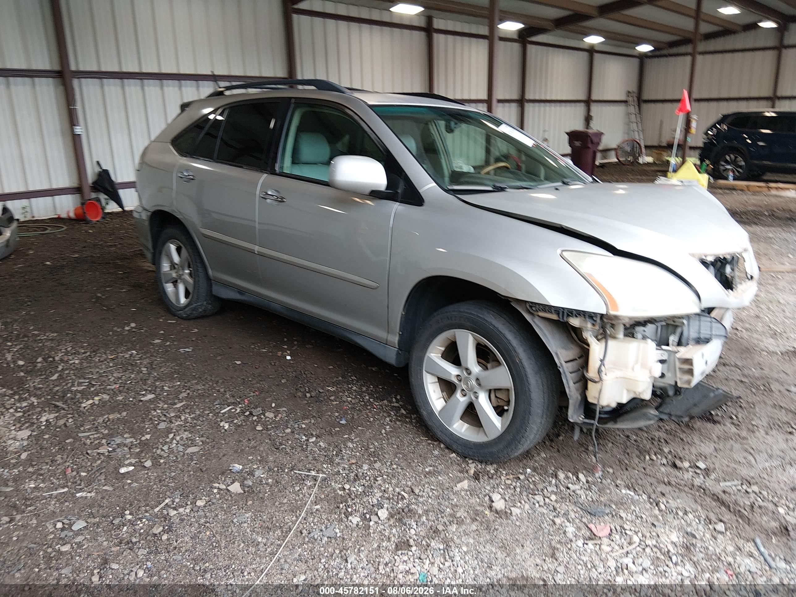 2008 Lexus Rx 350 Silver vin: 2T2GK31UX8C027165