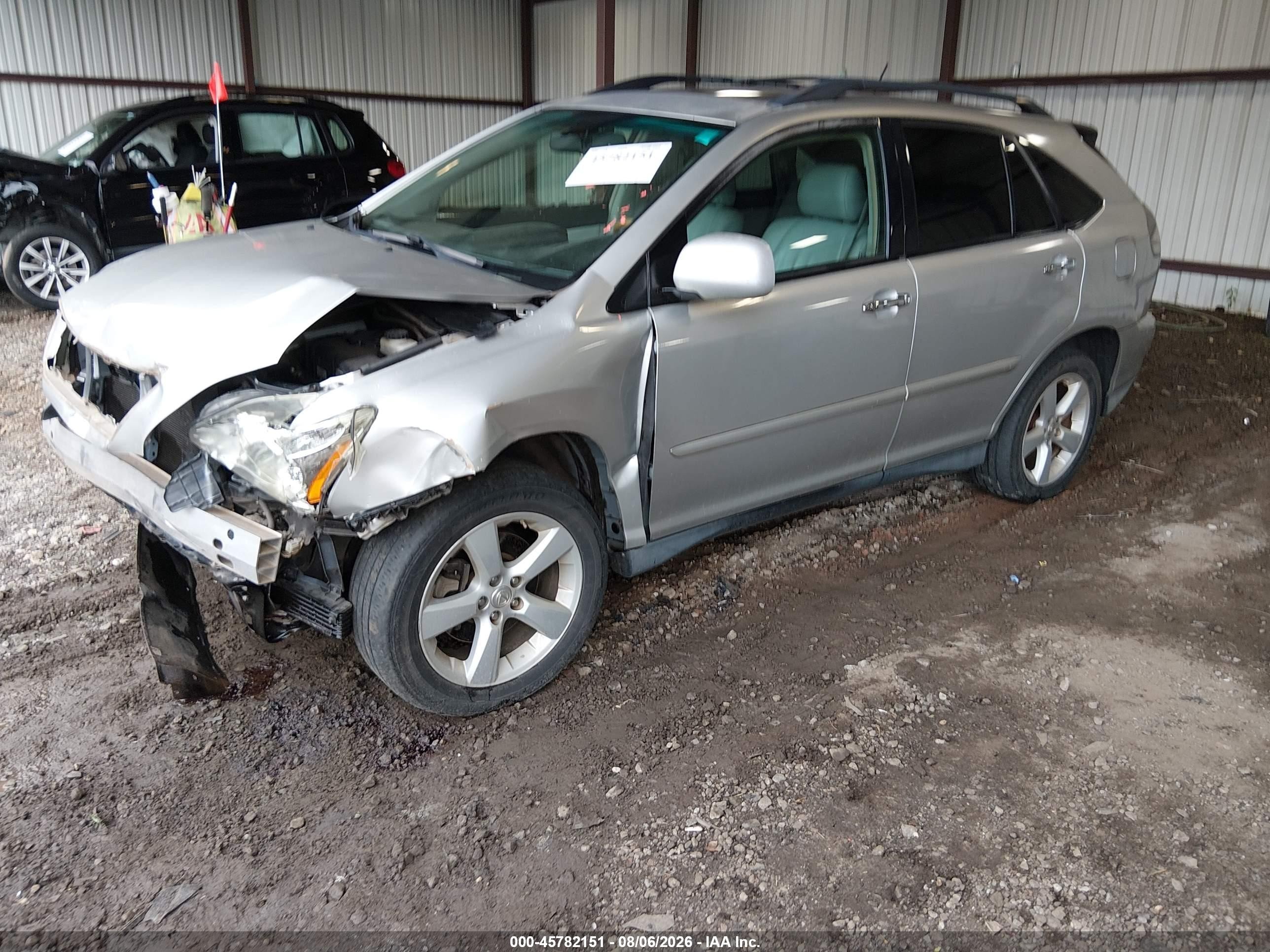 2008 Lexus Rx 350 Silver vin: 2T2GK31UX8C027165
